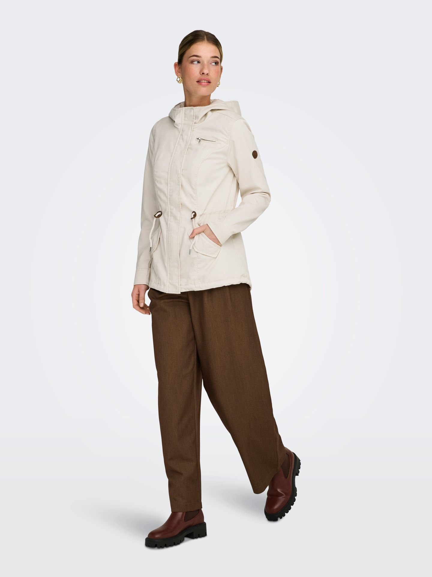 Only ONLLORCA LIFE CANVAS PARKA CC OTW Moonbeam 2900162745055