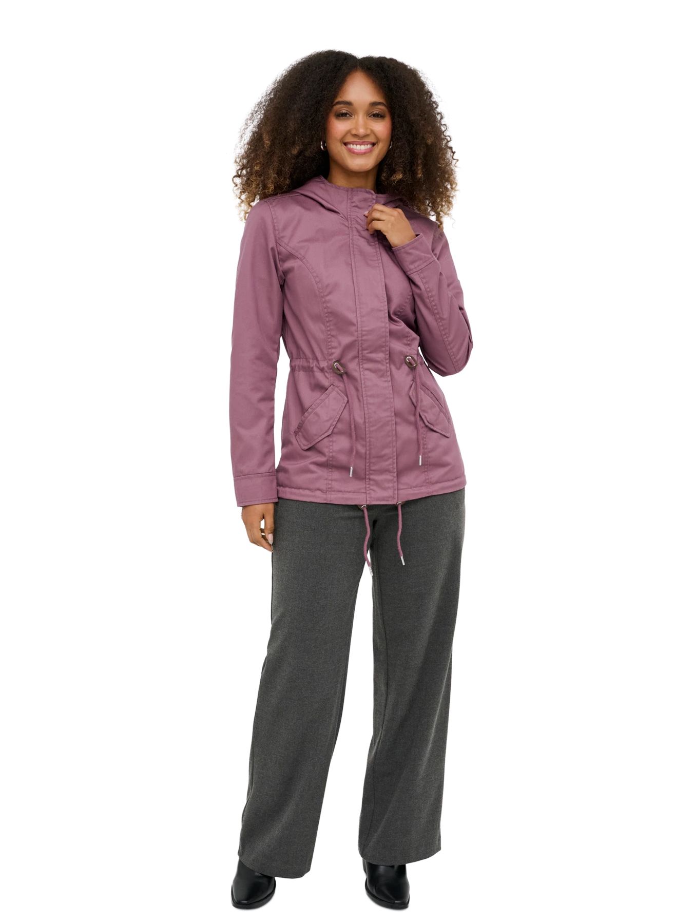 Only ONLLORCA LIFE CANVAS PARKA CC OTW Burnished Lilac 2900162749022