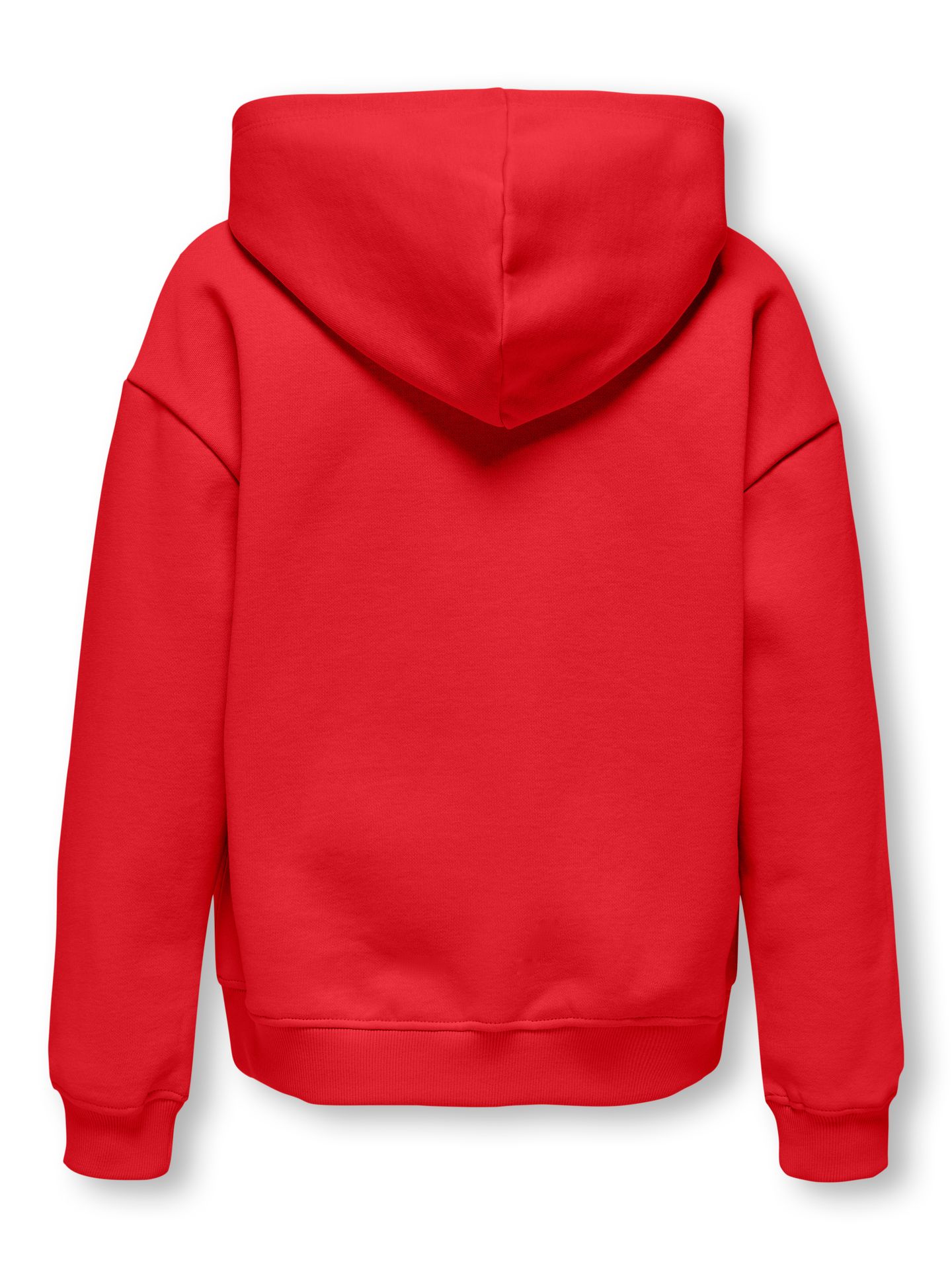 Only KOGBILLIE LIFE L/S HOODIE SWT Mars Red/Bright White Panel/Black H 2900153509031