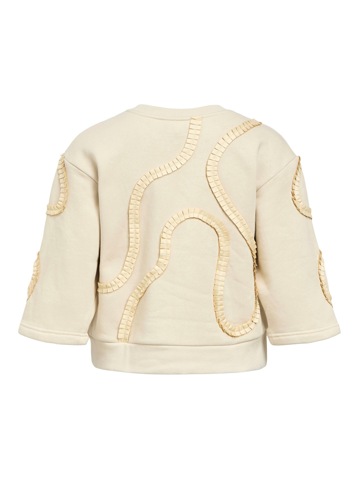 Object OBJLIV RE 3/4 SWEATSHIRT CC2 SS Sandshell 2900153512031