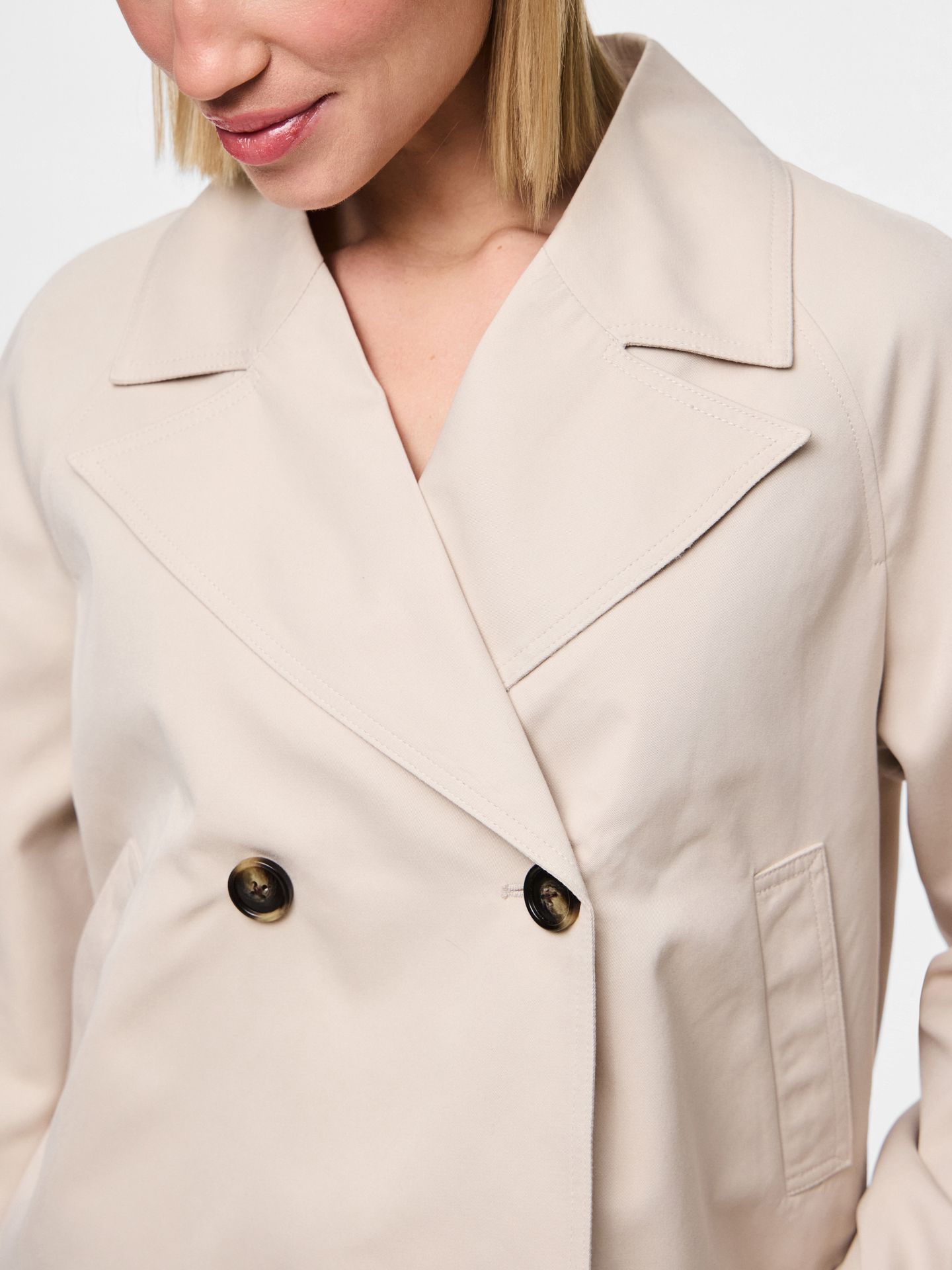 Pieces PCSCARLETT LS SHORT TRENCHCOAT NOOS Silver Gray 2900153516015 Pieces PCSCARLETT LS SHORT TRENCHCOAT NOOS Silver Gray 2900153516015