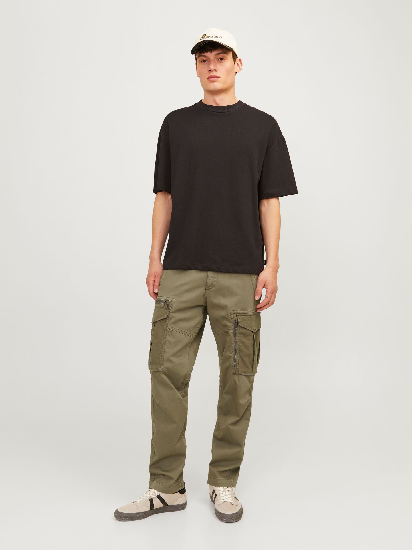 Jack & Jones JPSTKANE CRUISE CARGO NOOS Dusty Olive 2900153539120