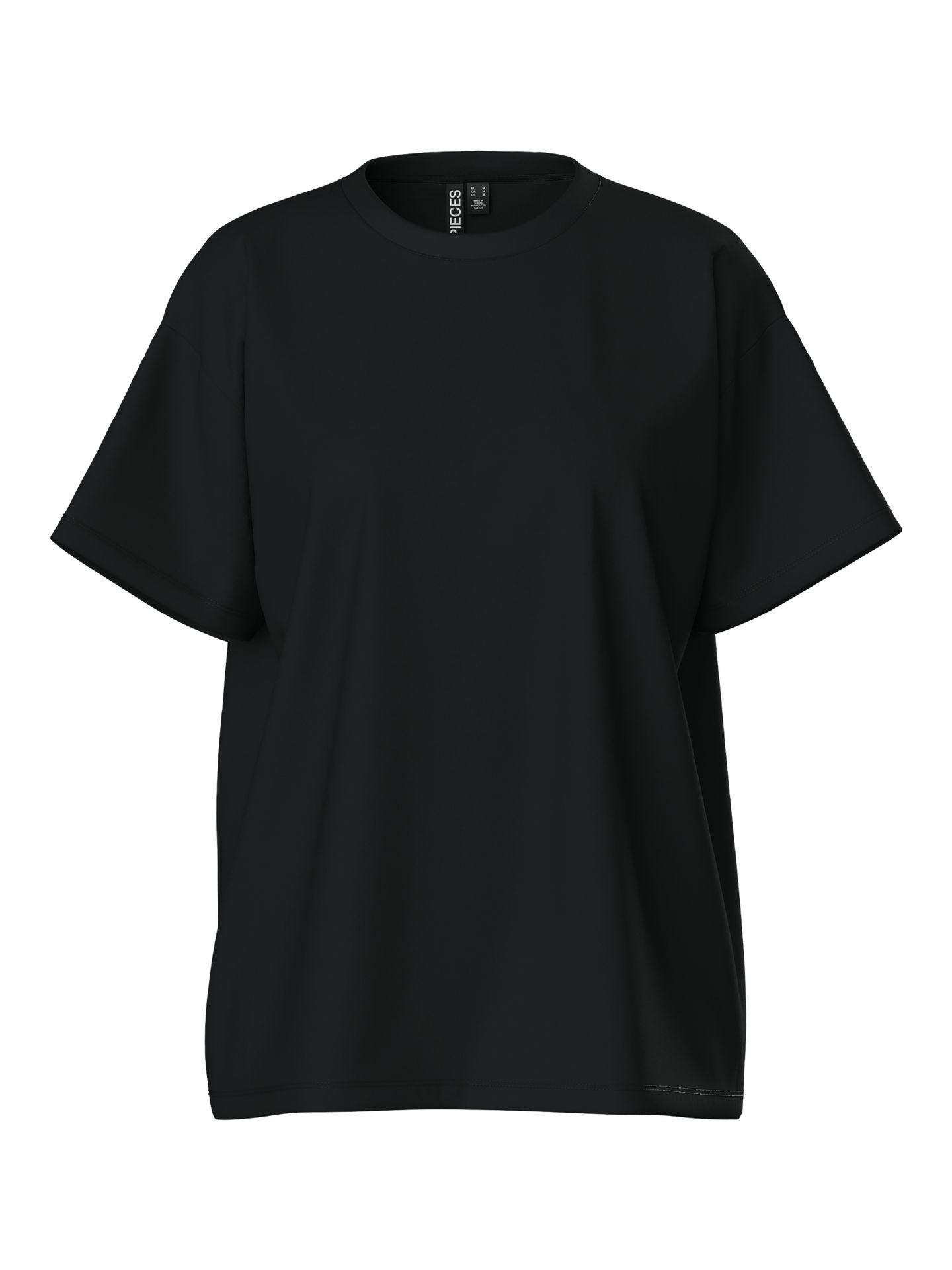 Pieces PCSKYLAR SS OVERSIZED TEE JRS NOOS Black 2900153531025 Pieces PCSKYLAR SS OVERSIZED TEE JRS NOOS Black 2900153531025
