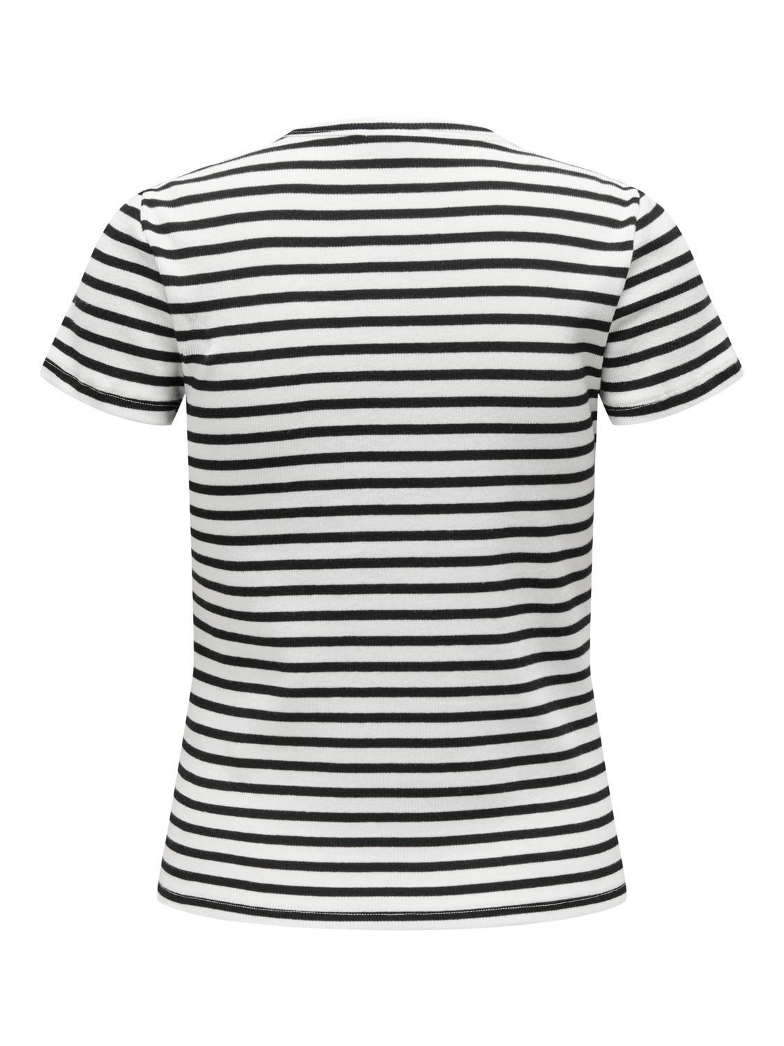 JDY JDYSOLAR S/S O NECK TOP JRS NOOS Cloud Dancer/2024 BRODERIE ANGLAISE 2900153532022