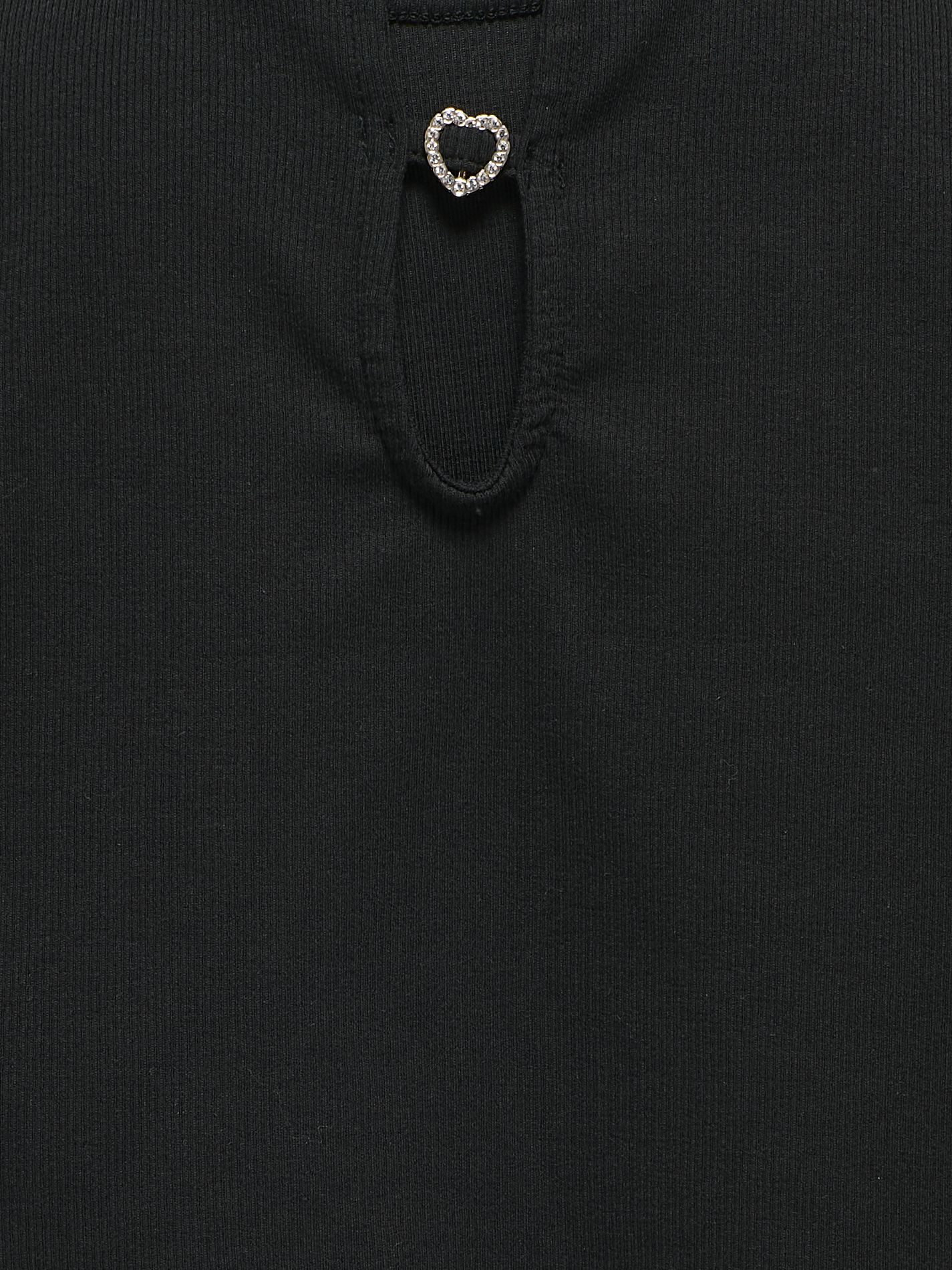 Only KOGRENE LIFE S/S OPEN BACK TOP JRS Black/CLARA LEO 2900153553010