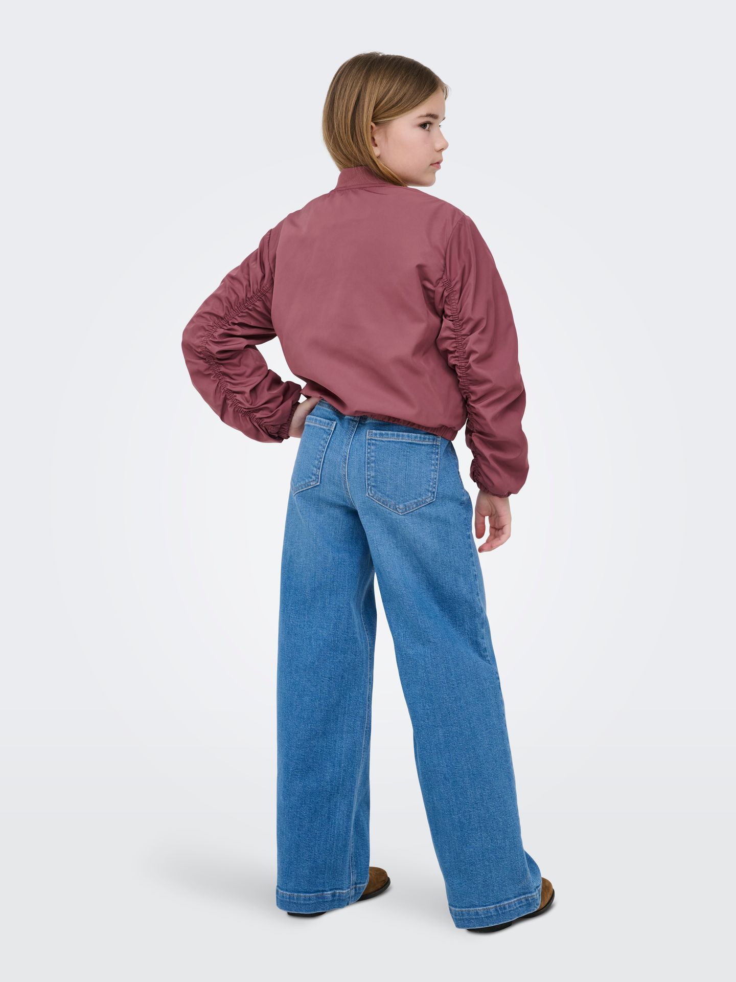 Kids Only KOGMINNA LIFE BOMBER CP OTW Rose Brown/W. MELANGE 2900162624015