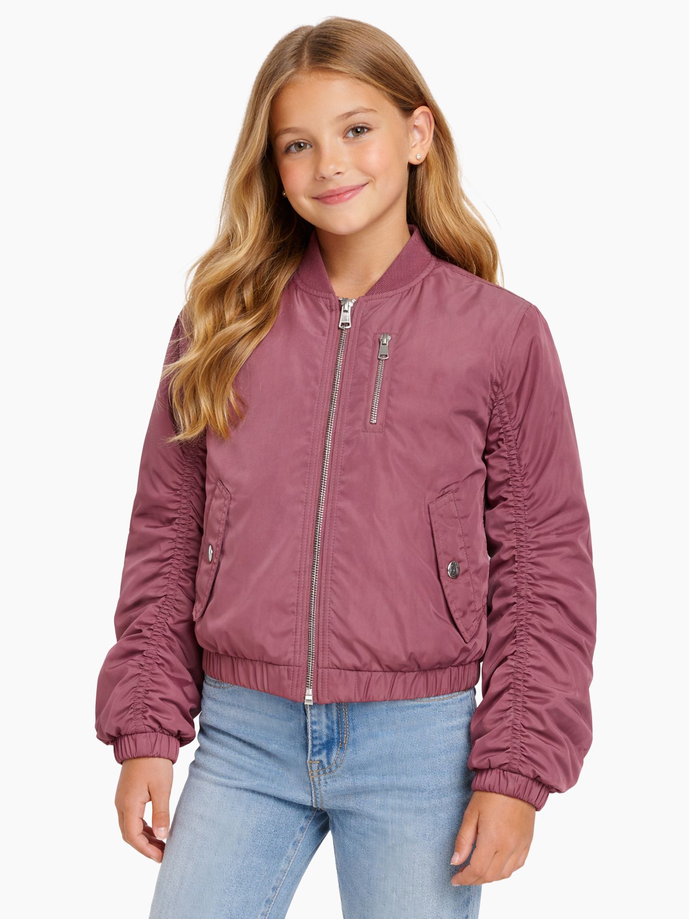 Kids Only KOGMINNA LIFE BOMBER CP OTW Rose Brown/W. MELANGE 2900162624015