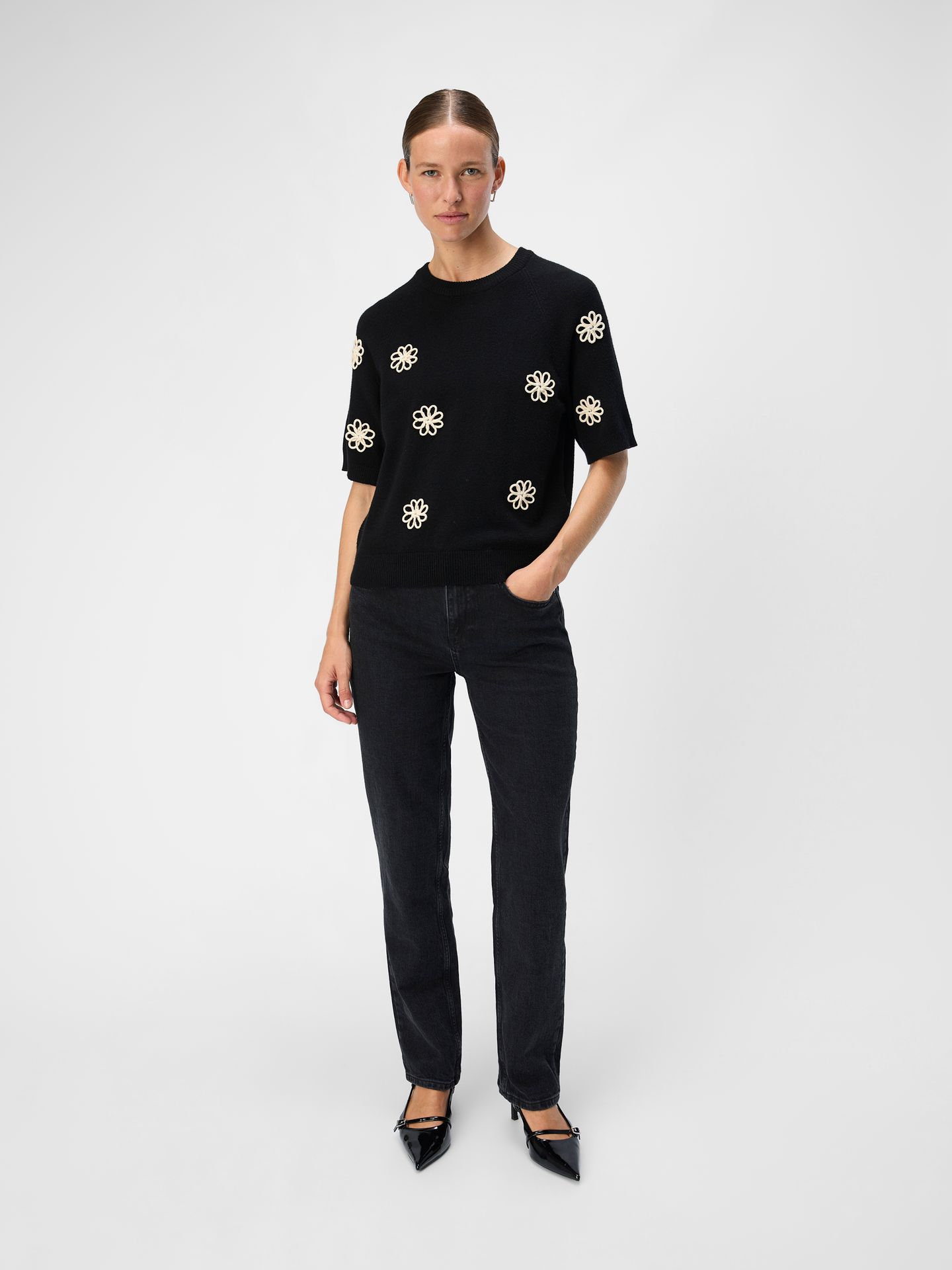 Object OBJLANEY RUBIN SS PULLOVER NOOS Black/Sandshell new small 2900153589026