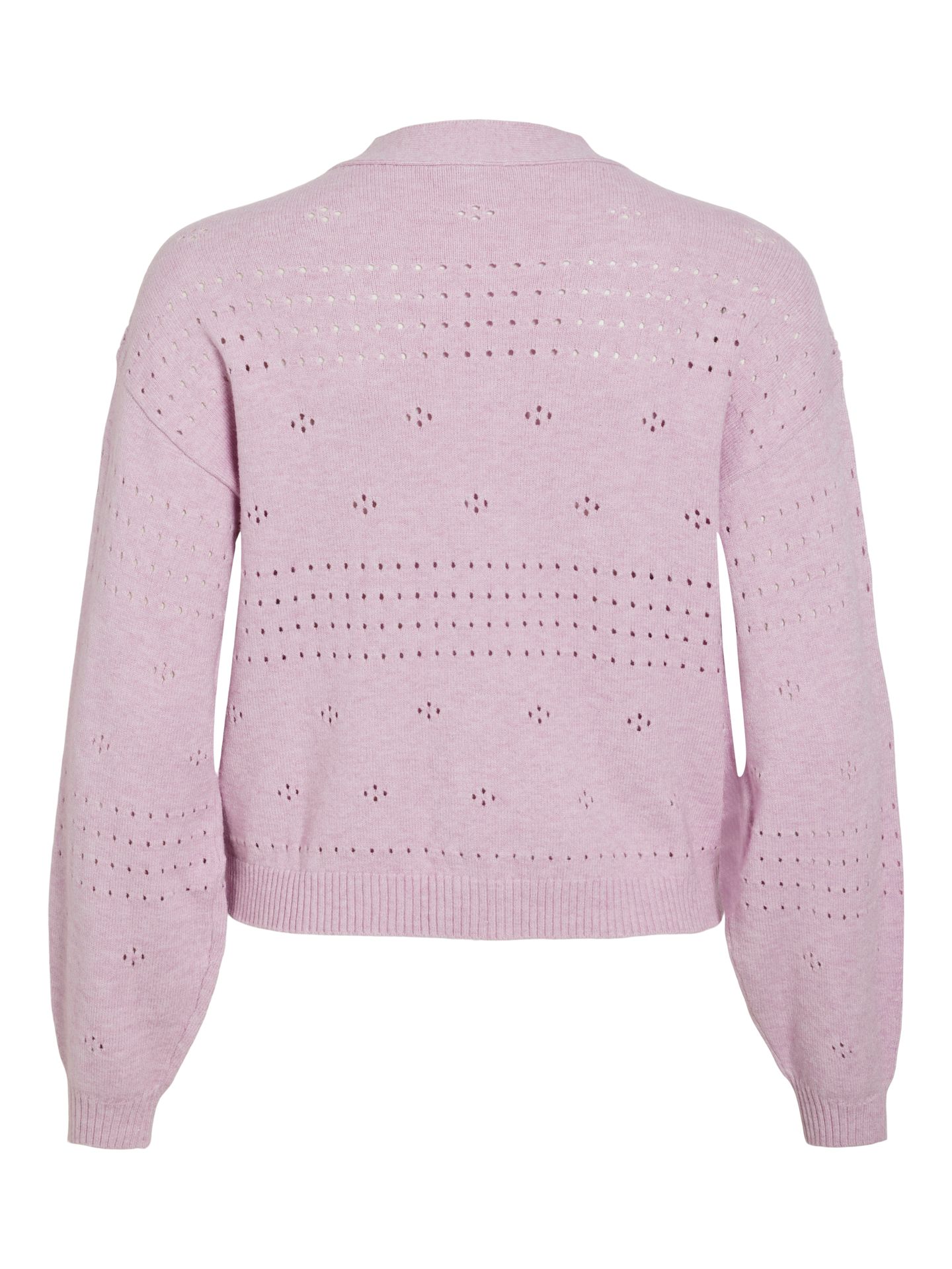 Vila VIRIL V-NECK L/S KNIT CARDIGAN - NO Winsome Orchid/MELANGE 2900153592057