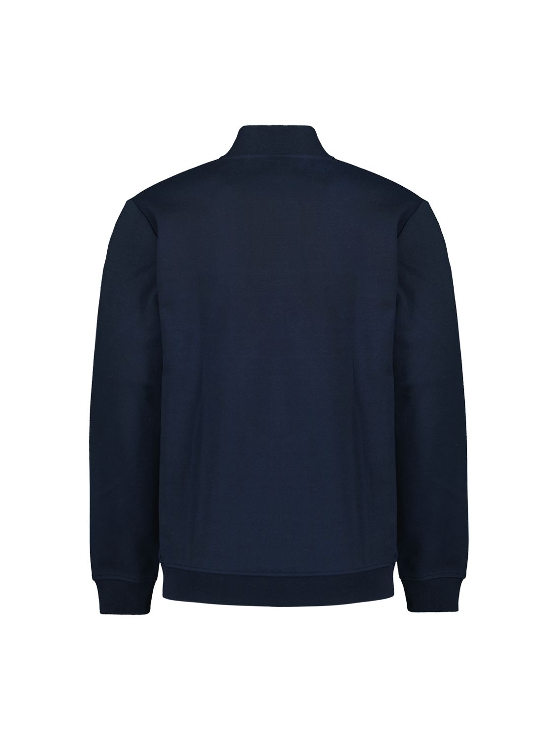 No Excess Sweater Full Zipper Jacquard Mix Bomber 096 deep blue 2900153595089