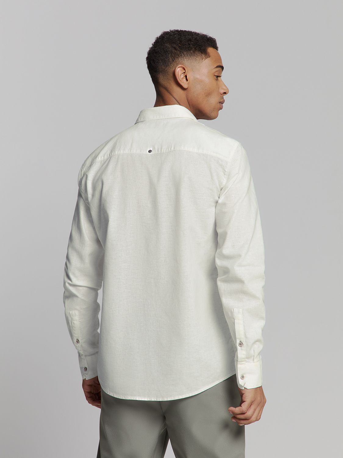 No Excess Shirt Solid With Linen 010 white 2900153603098 No Excess Shirt Solid With Linen 010 white 2900153603098