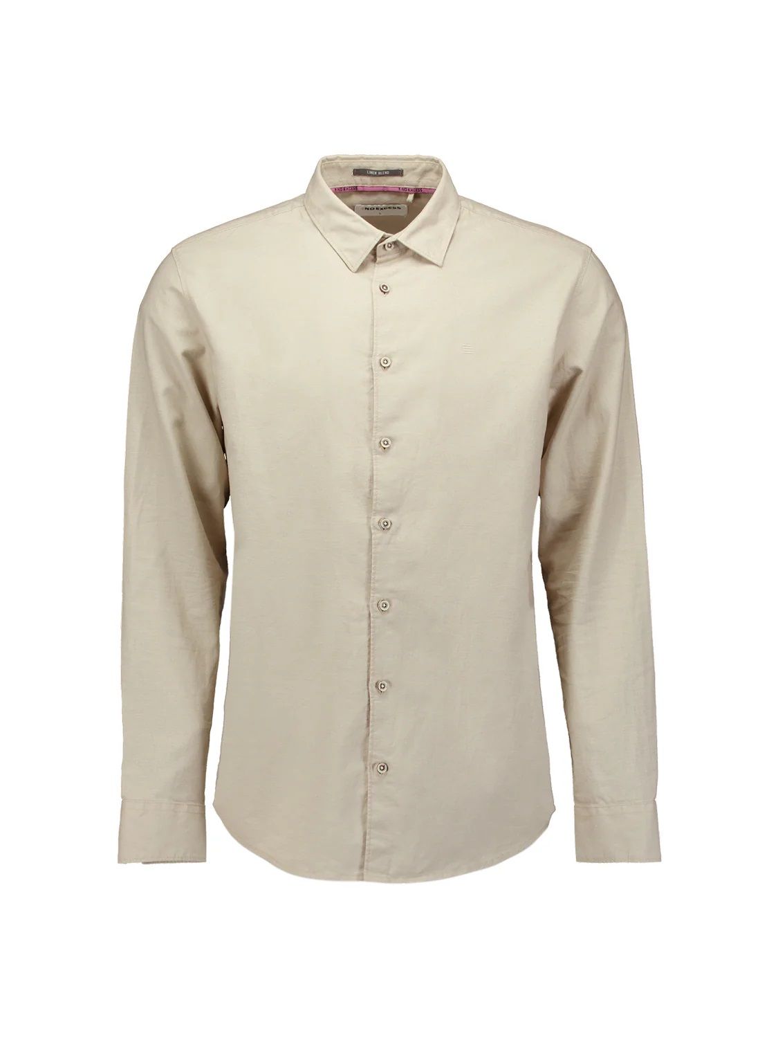 No Excess Shirt Solid With Linen 310 light desert 2900153605085 No Excess Shirt Solid With Linen 310 light desert 2900153605085