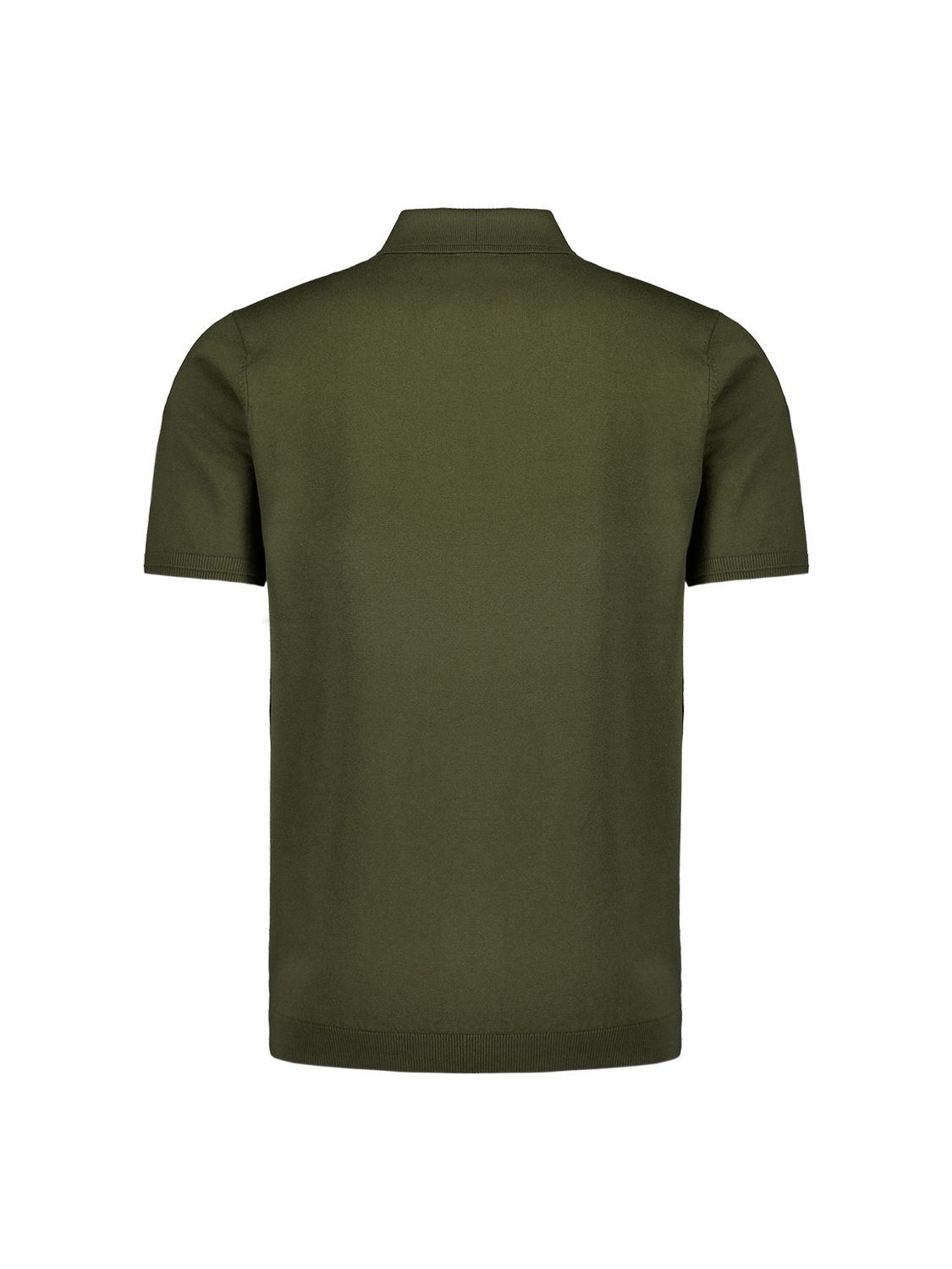 No Excess Pullover Short Sleeve Polo Button Solid 186 dark moss 2900153607072