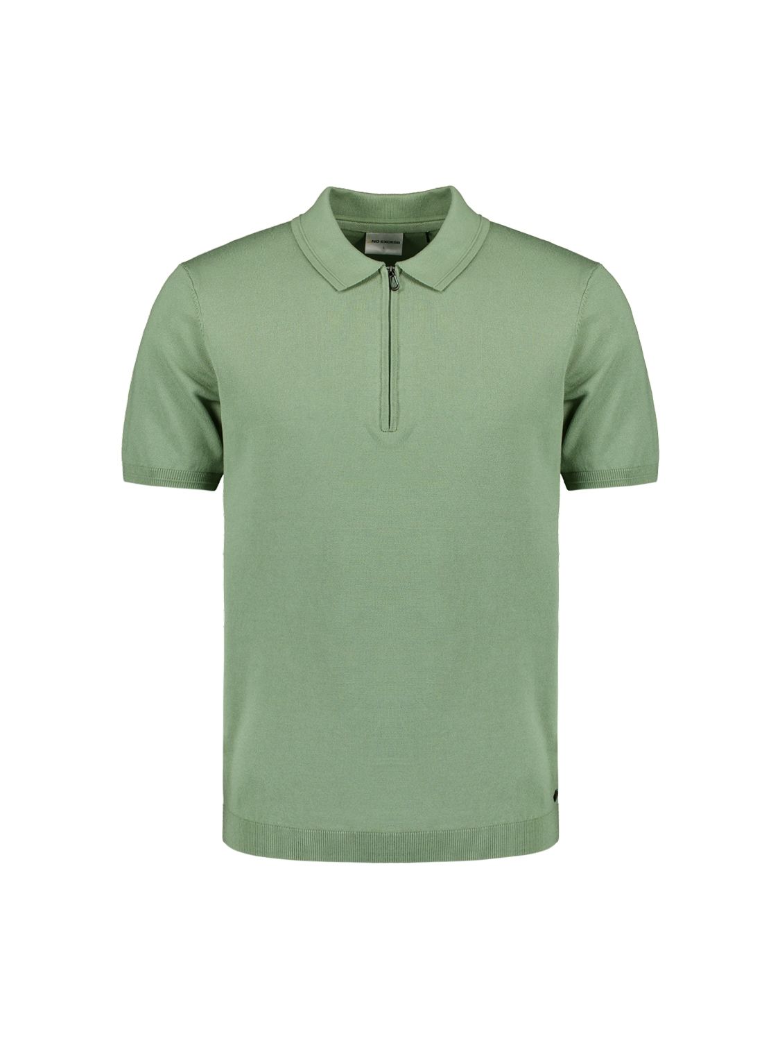 No Excess Pullover Short Sleeve Polo Zip Solid 050 green 2900153609076