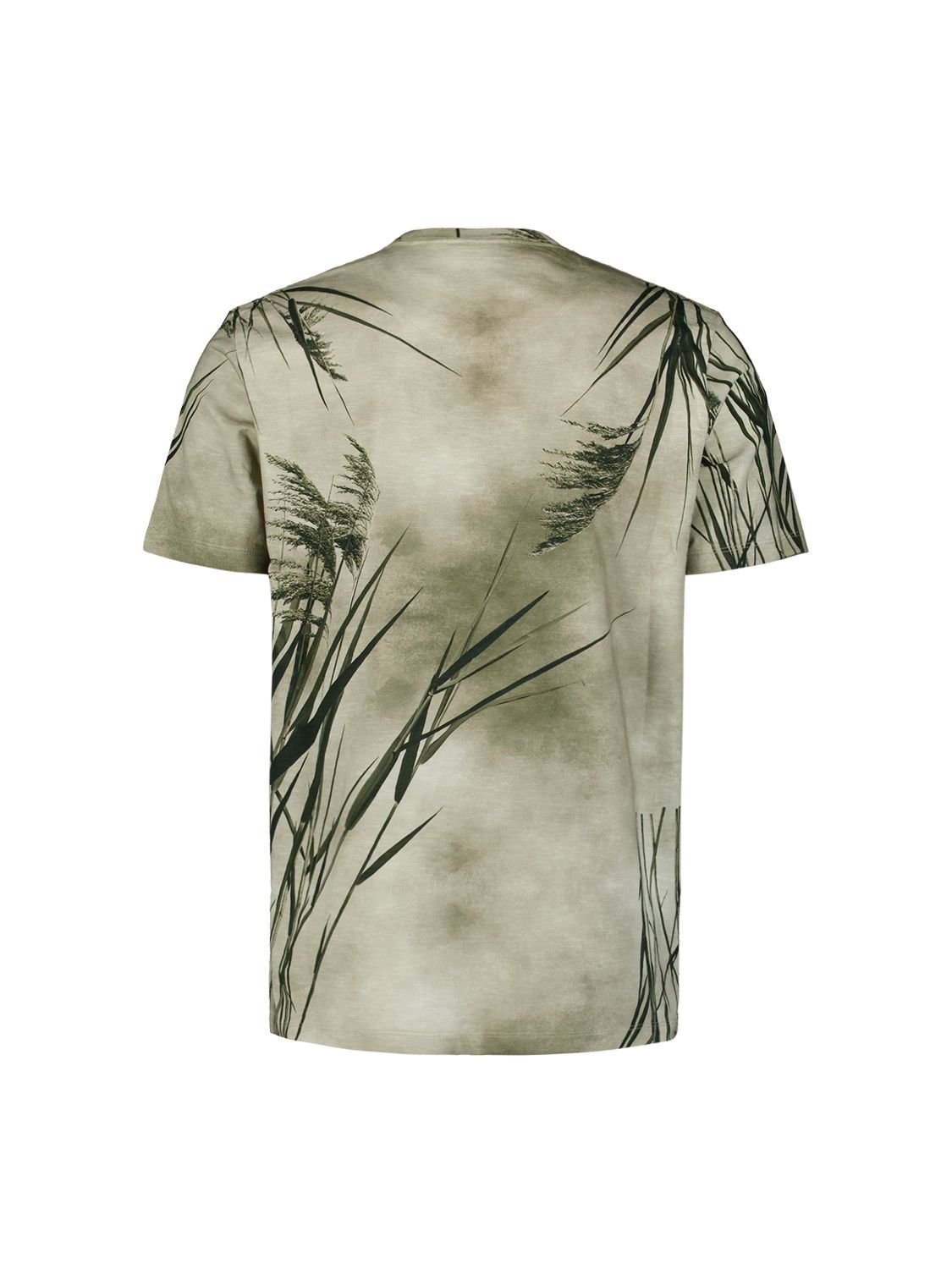 No Excess T-Shirt Crewneck Slub Allover Printed 011 offwhite 2900153613080