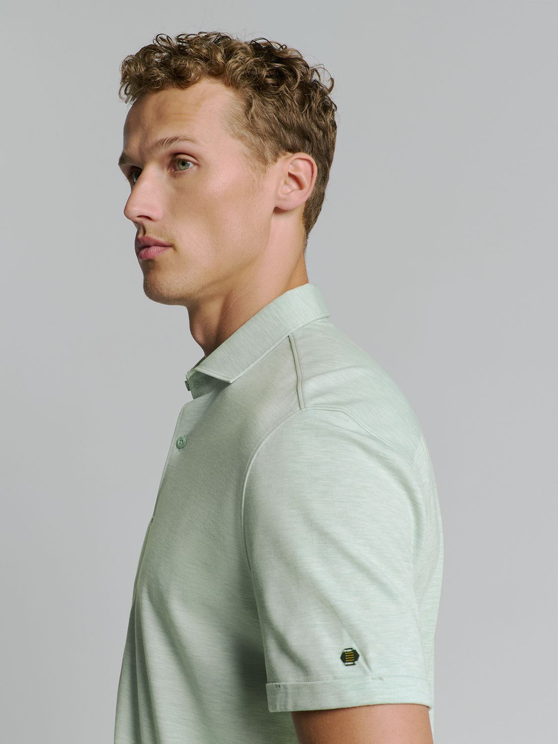 No Excess Shirt Short Sleeve Jersey Melange Stretch 058 mint 2900153617088