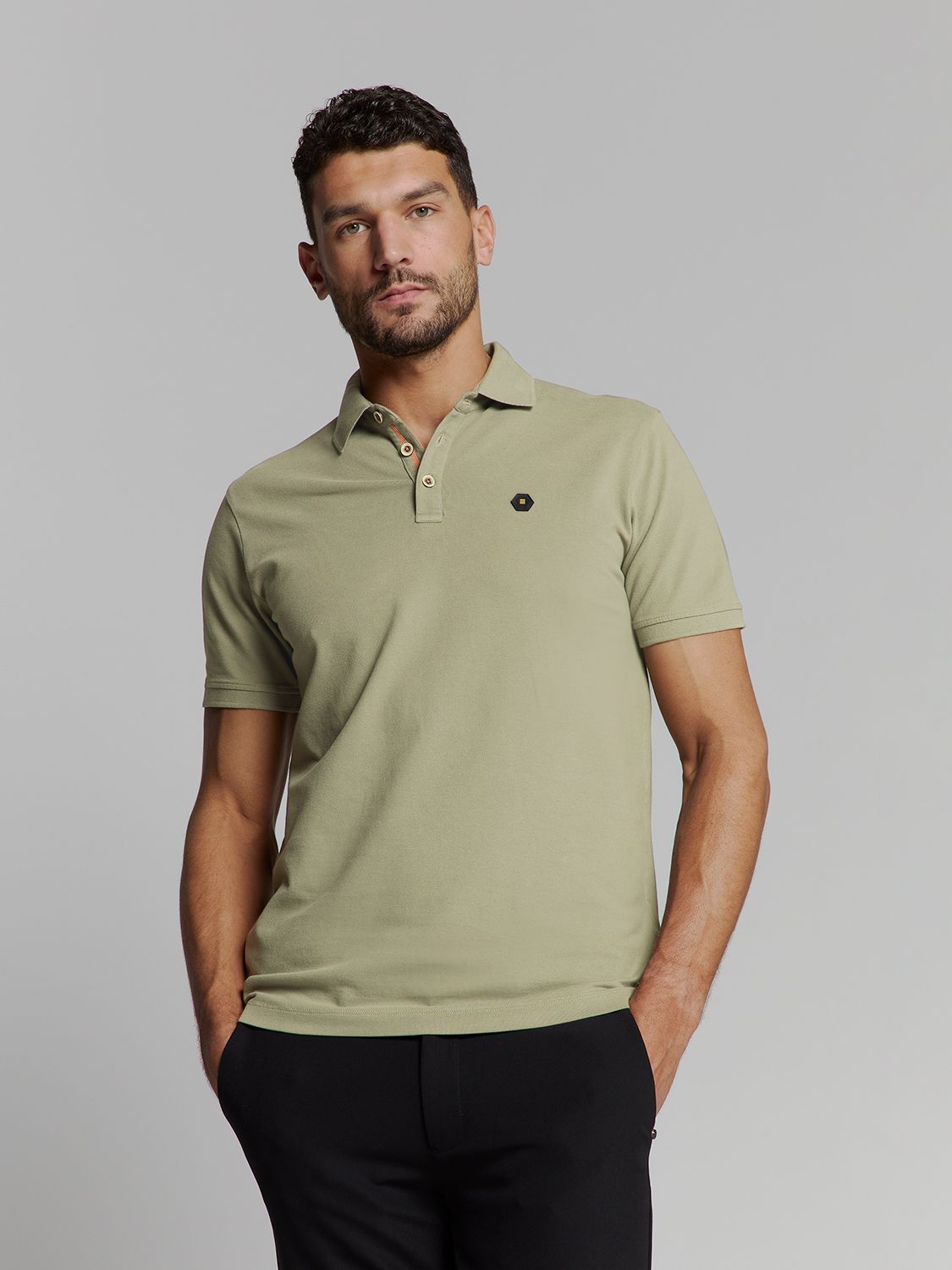 No Excess Polo Pique Garment Dyed 177 light army 2900153625090