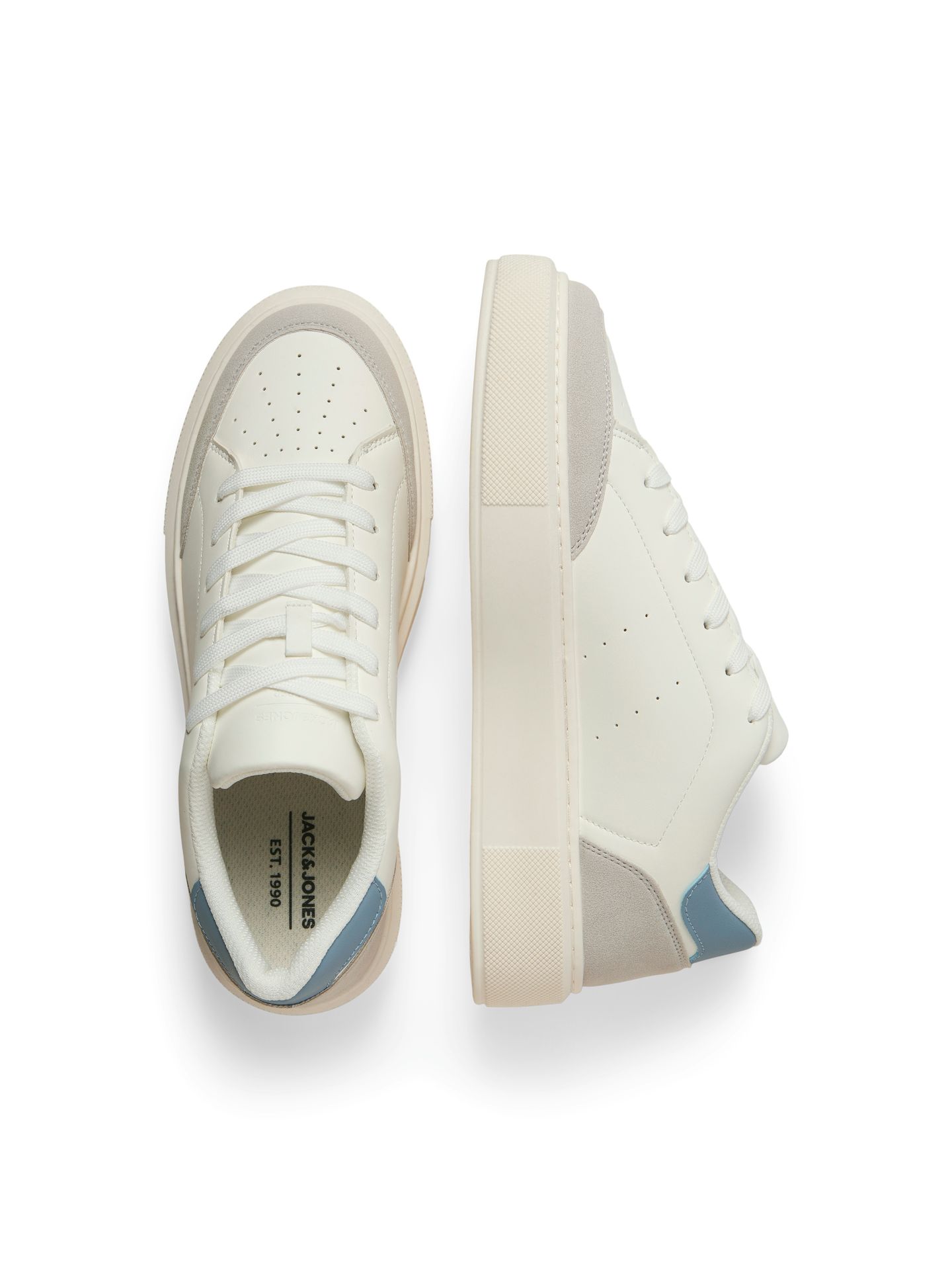 Jack & Jones JFWASPIRE COURT PU SNEAKER NOOS White/SUPER SLIM 2900153672056