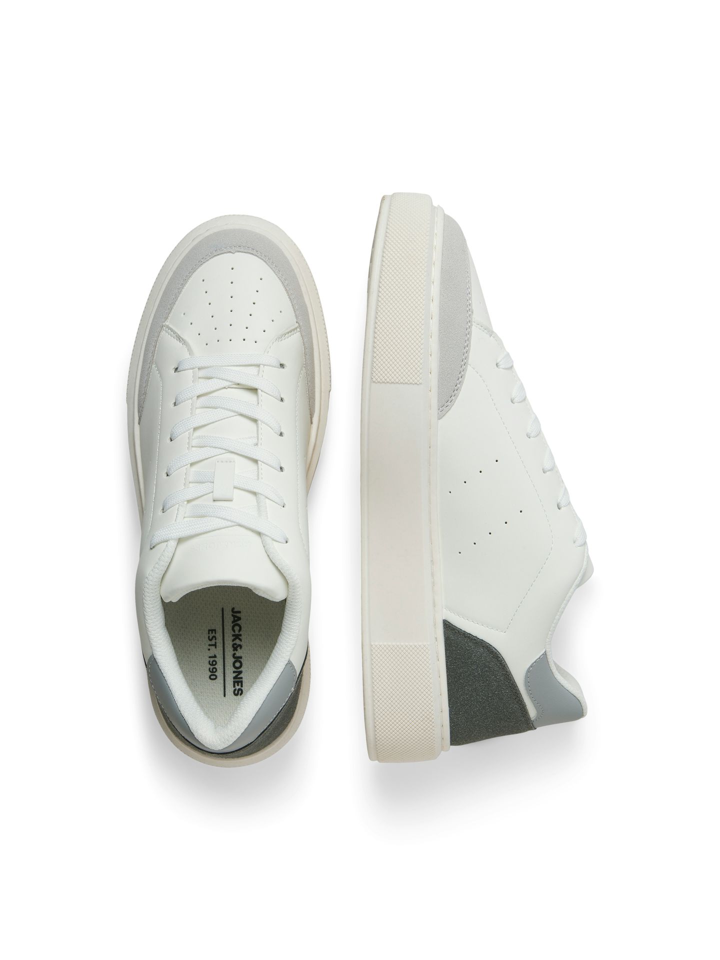 Jack & Jones JFWASPIRE COURT PU SNEAKER NOOS White/SLIM FIT 2900153671035