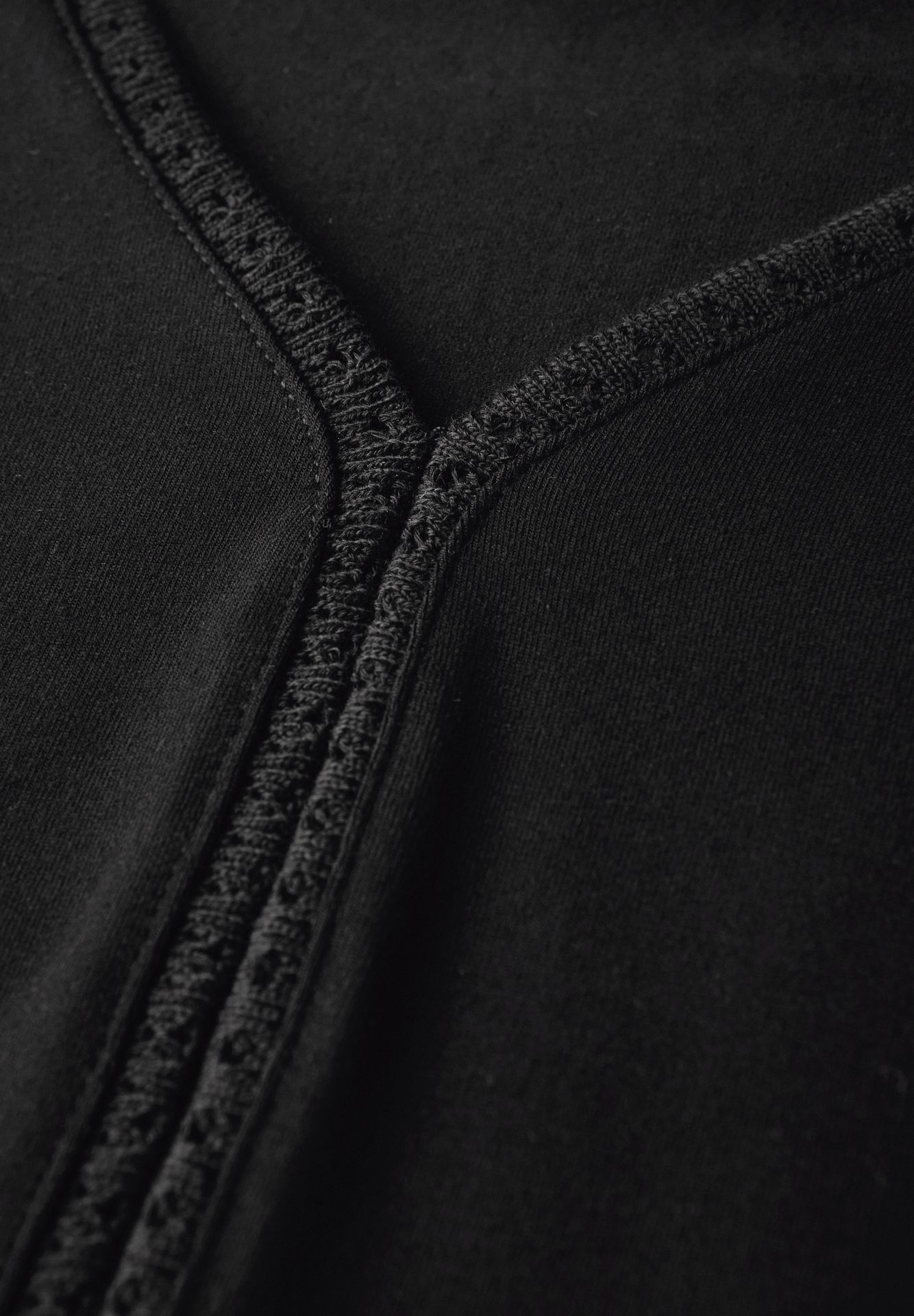 Street-One A323333 jersey top w.crochet tape black 2900153968036