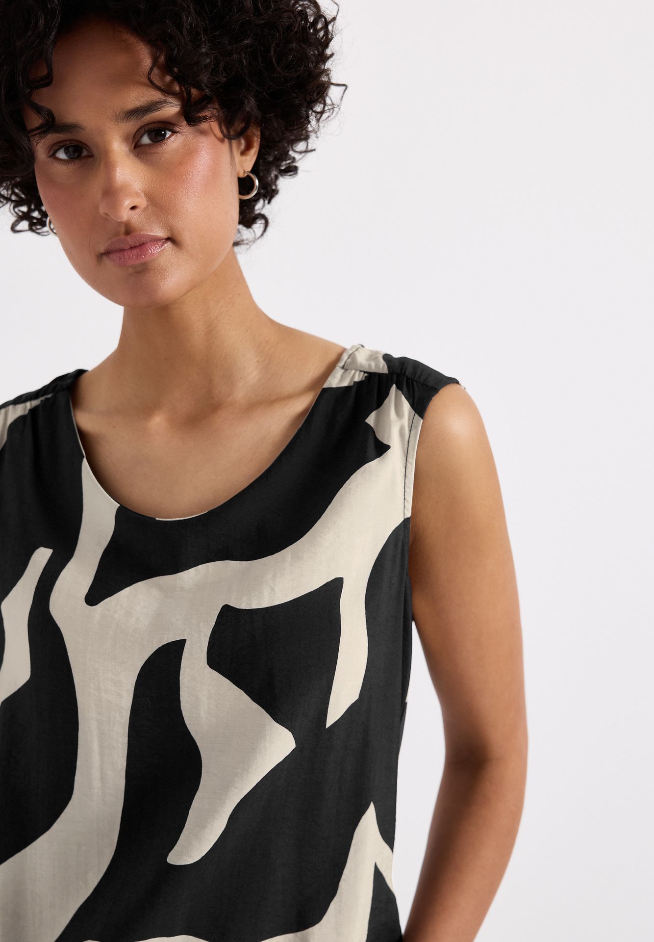 Street One A323361 LTD QR printed mat-mix top whale tail grey 2900153756039