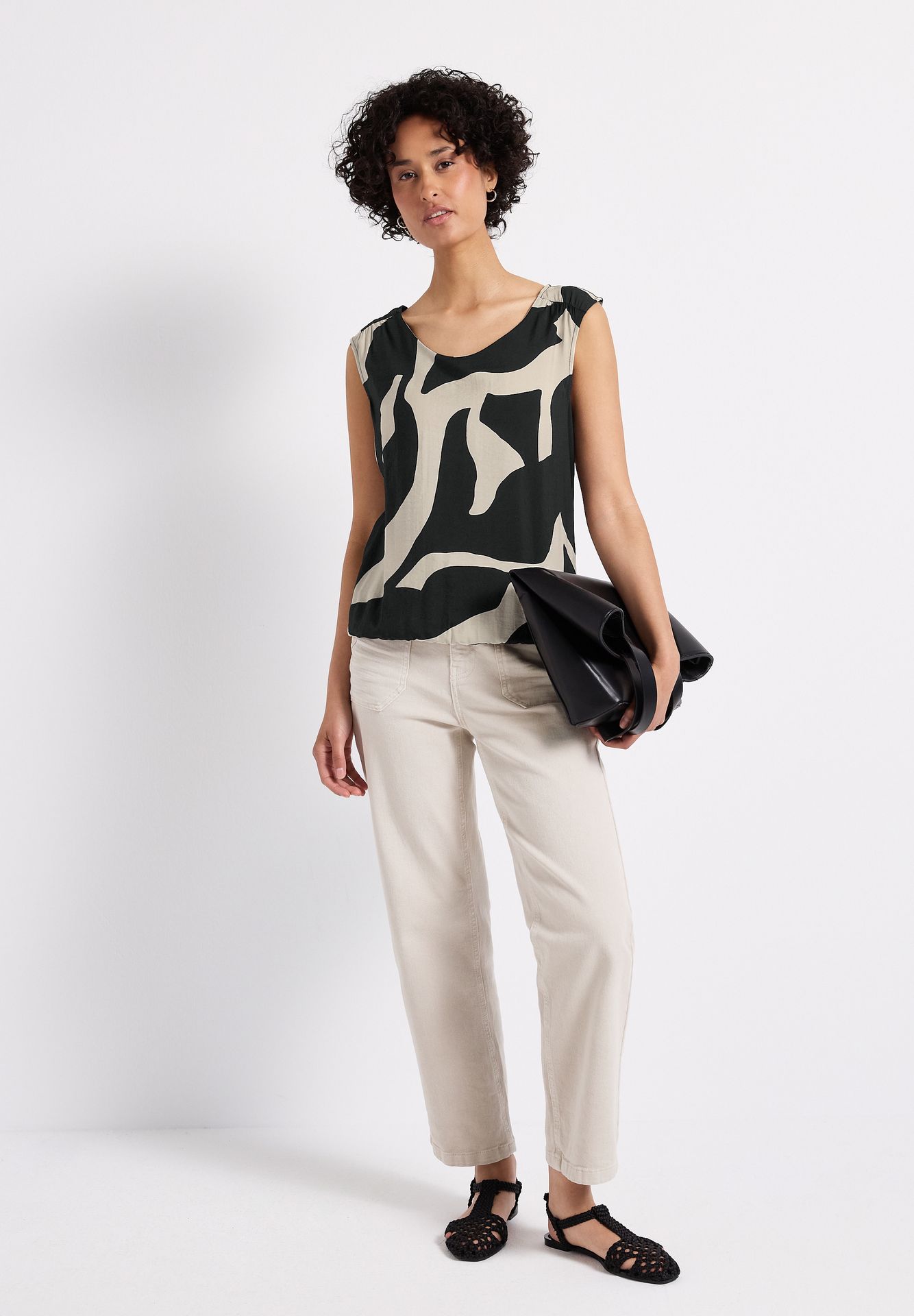 Street-One A323361 LTD QR printed mat-mix top whale tail grey 2900153756039