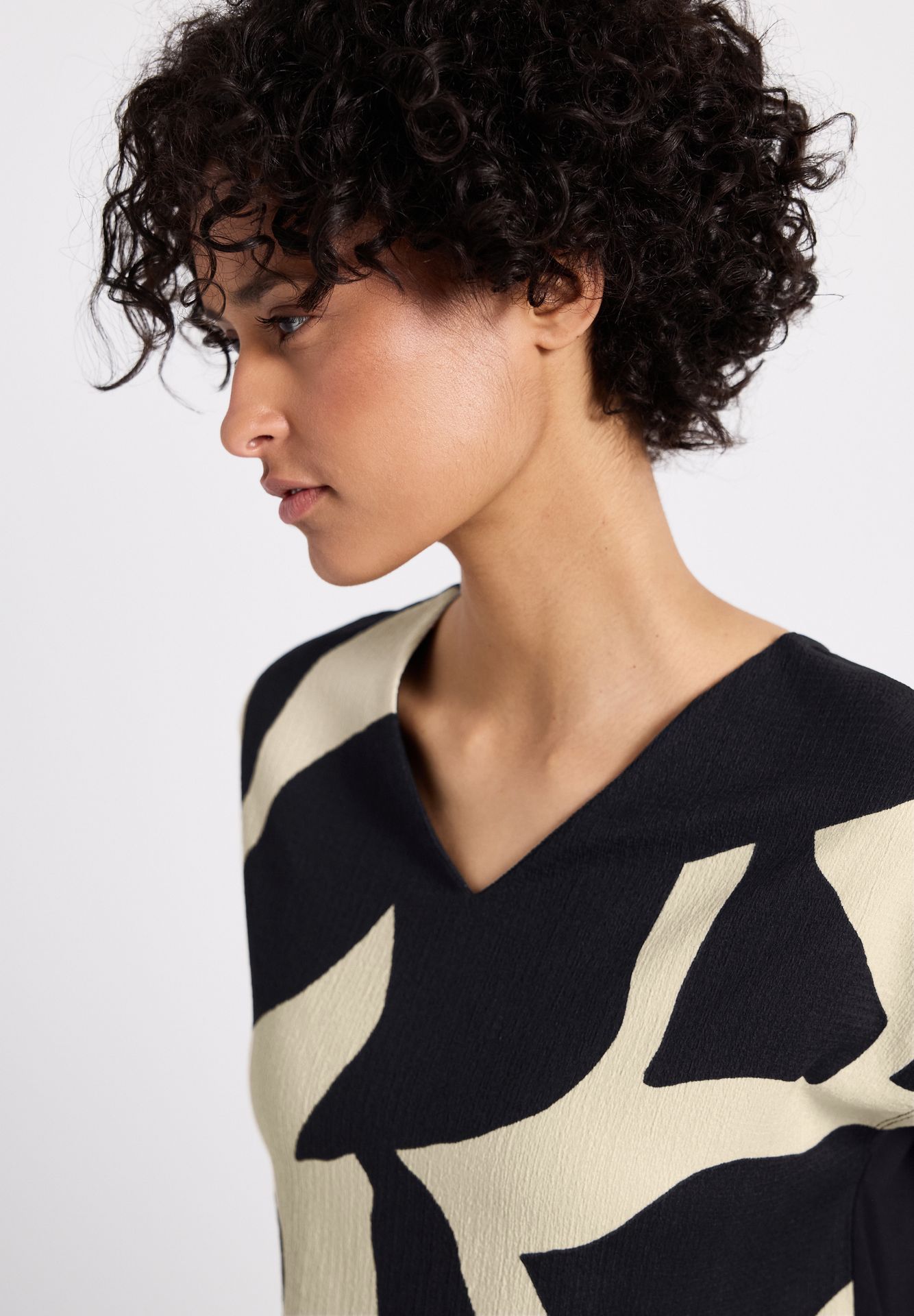 Street-One A323380 LTD QR printed structure ma whale tail grey 2900153757036