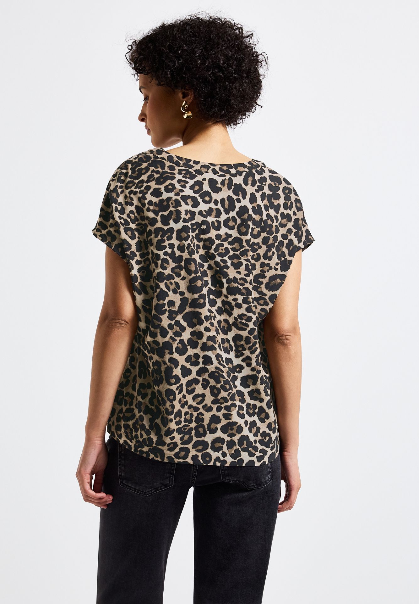 Street-One A345729 LTD QR Shirtblouse w splitn black 2900153771049