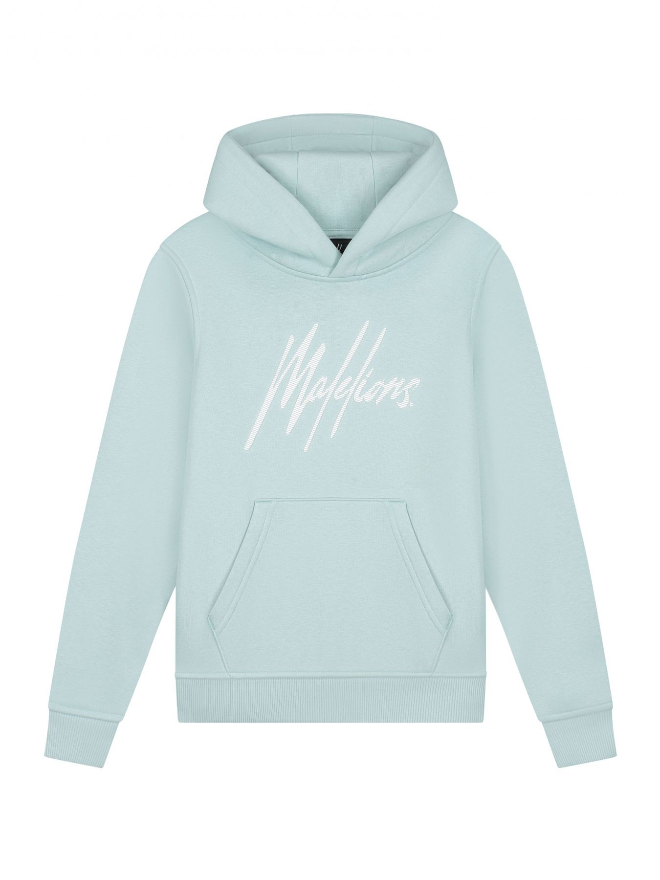 Malelions Junior Striped Signature Hoodie 558 Sky Blue 2900153823038