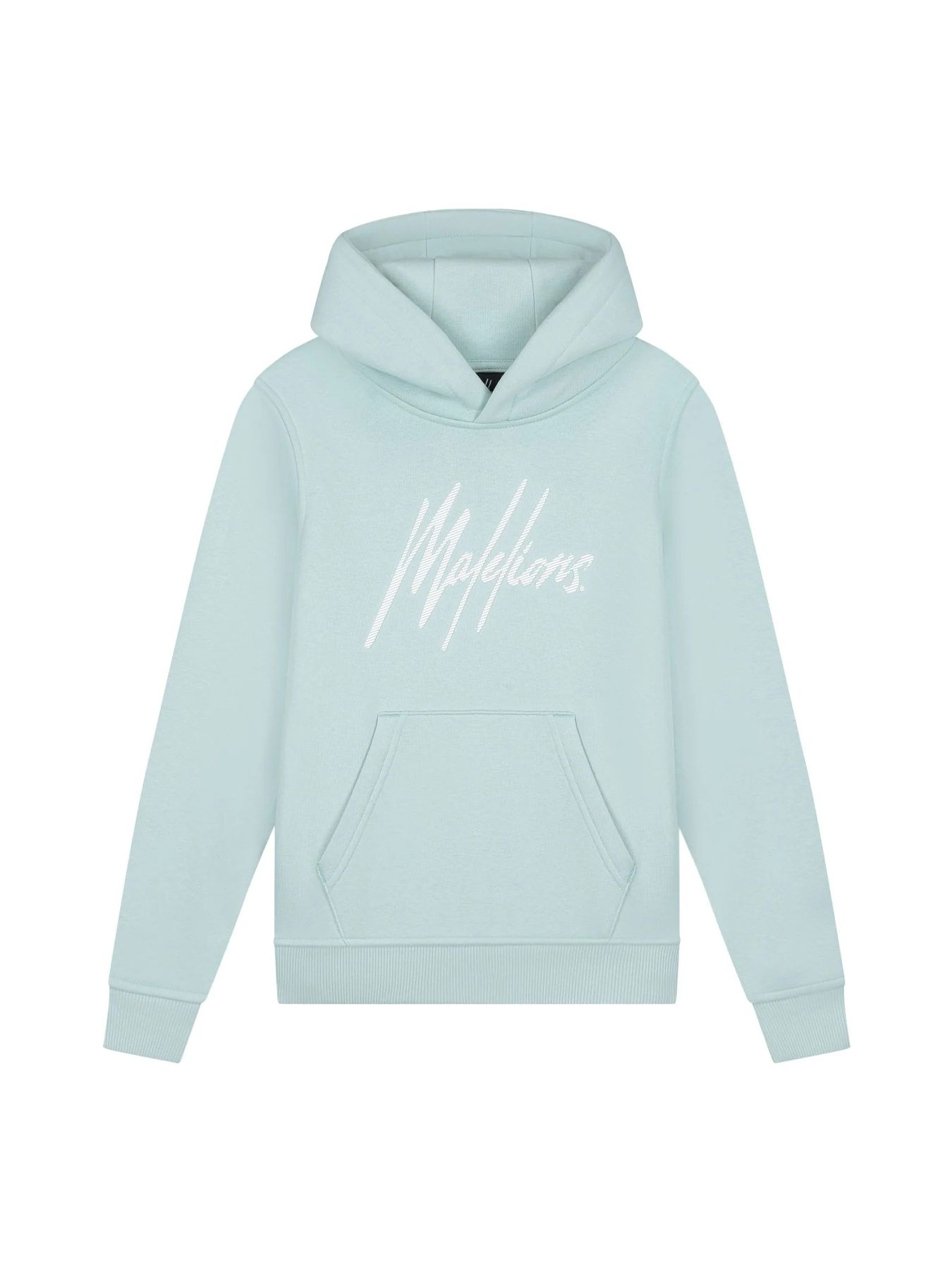 Malelions Junior Striped Signature Hoodie 558 Sky Blue 2900153823014