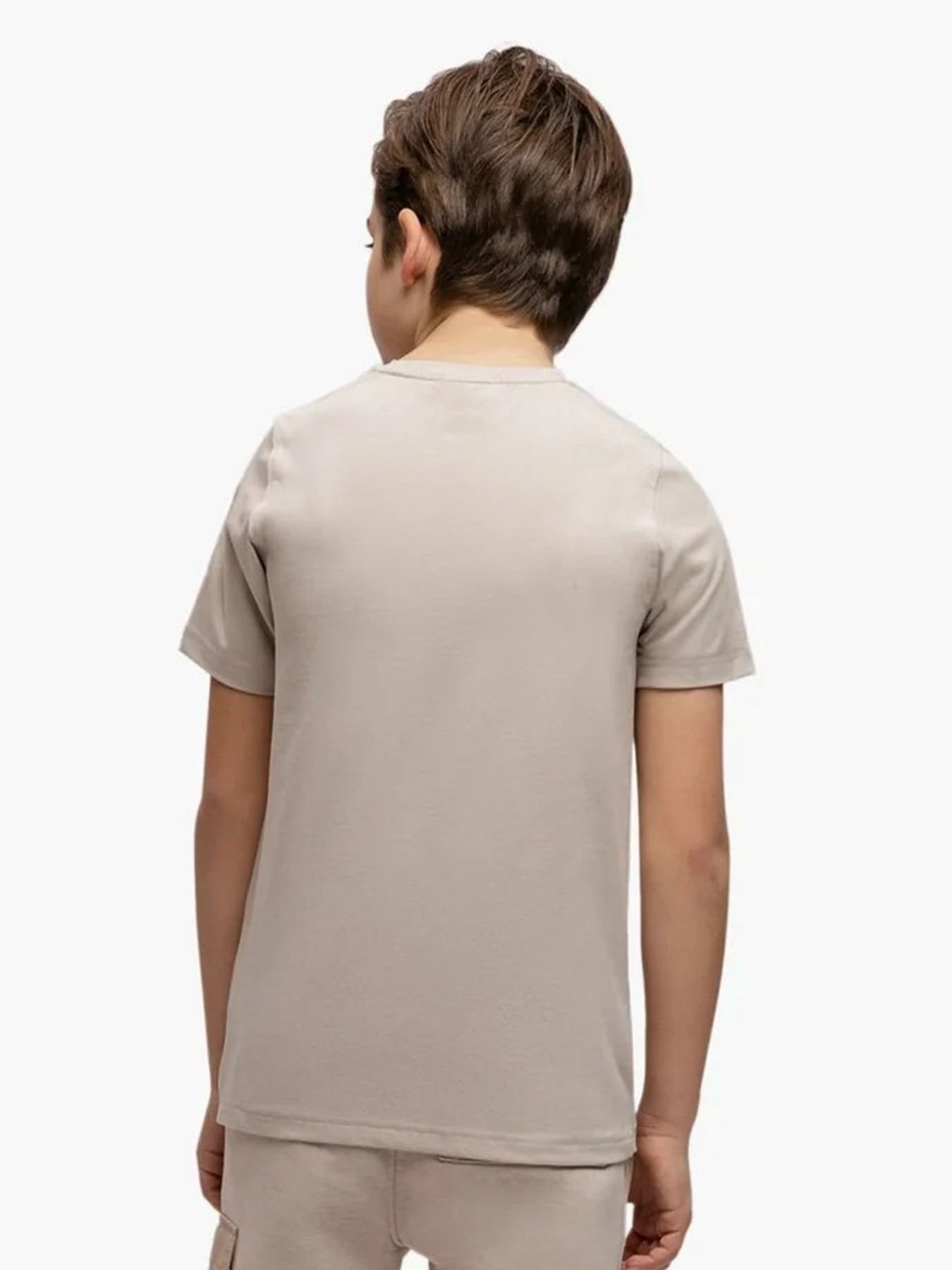 Malelions Junior nylon pocket t-shirt 336 Taupe 2900153827012