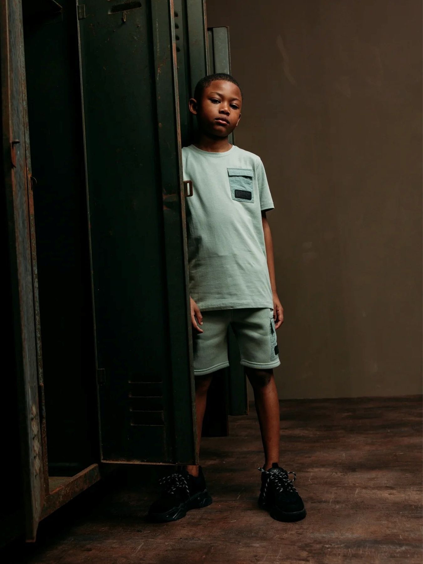 Malelions Junior Nylon pocket shorts 436 Agave Green 2900153833037