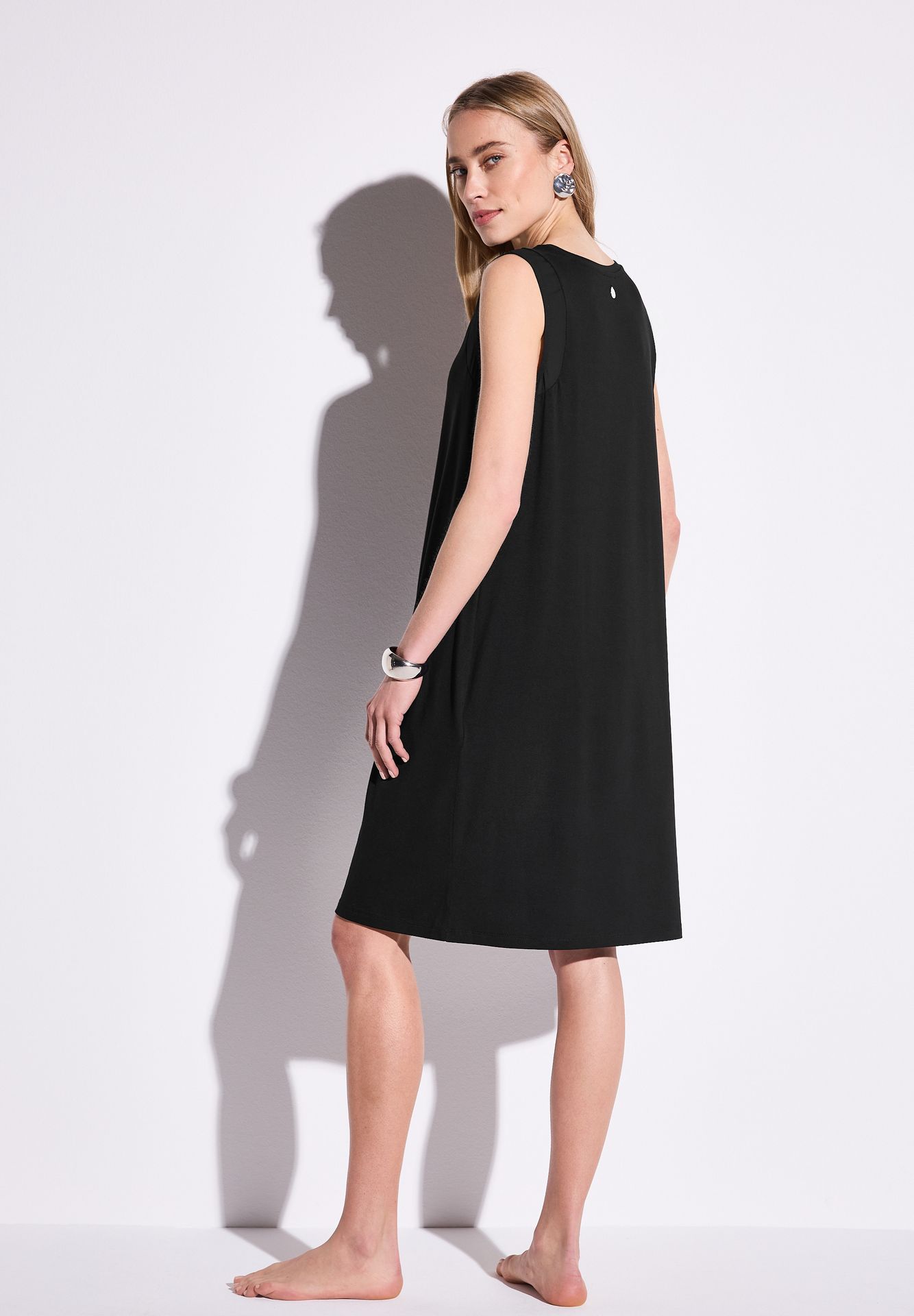 Street-One A144502 T-Shirt Dress_solid black 2900153852045