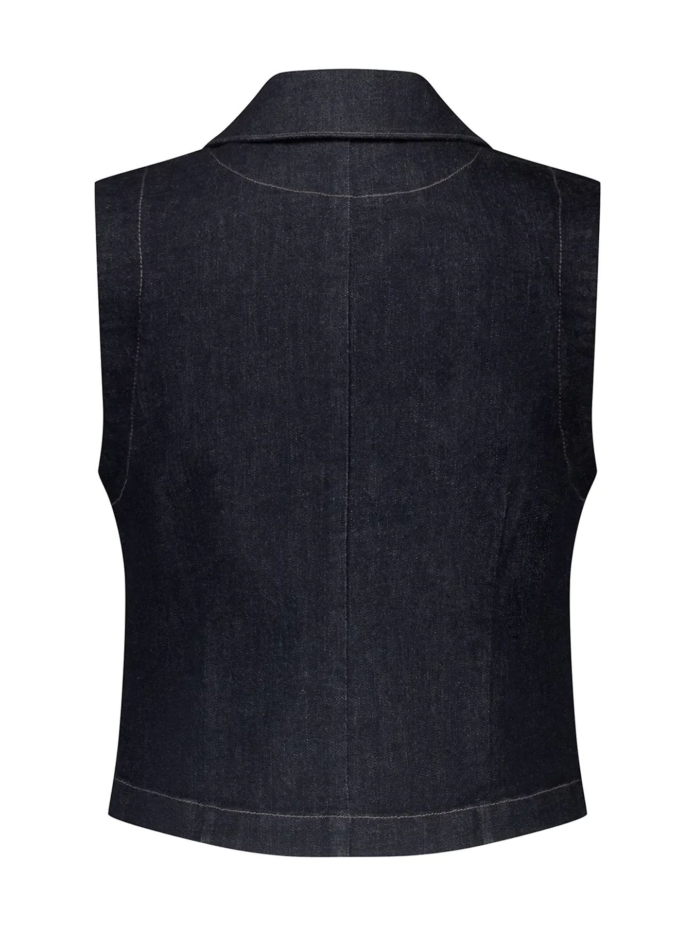 Red Button Waistcoat Denim Forever blue Forever Blue411 2900153853059 Red Button Waistcoat Denim Forever blue Forever Blue411 2900153853059