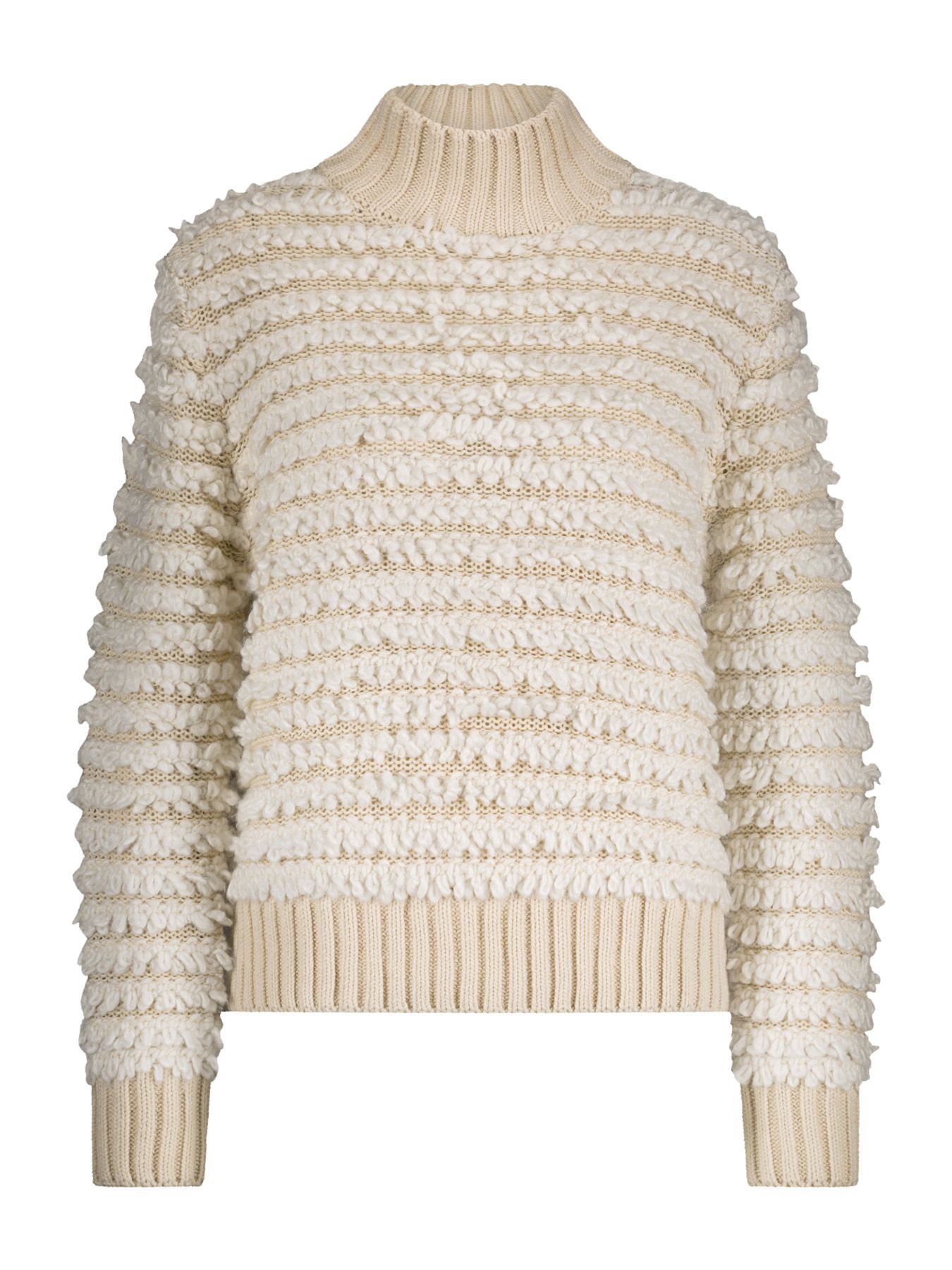 Red Button Sweater with Loops ecru71 2900153870056