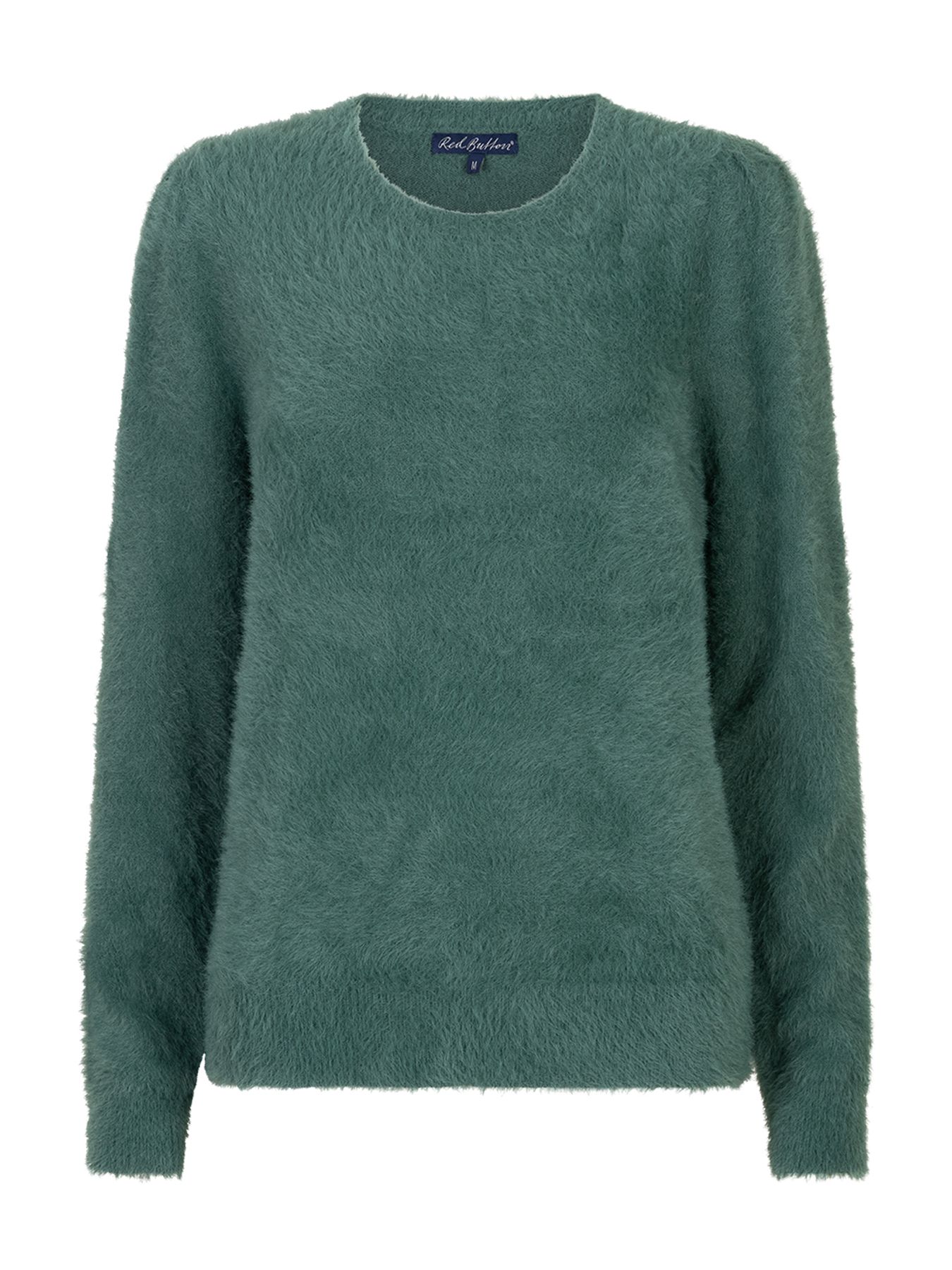 Red Button Fuzzy Puff sleeve Pine423 00111849-EKA26007300000096