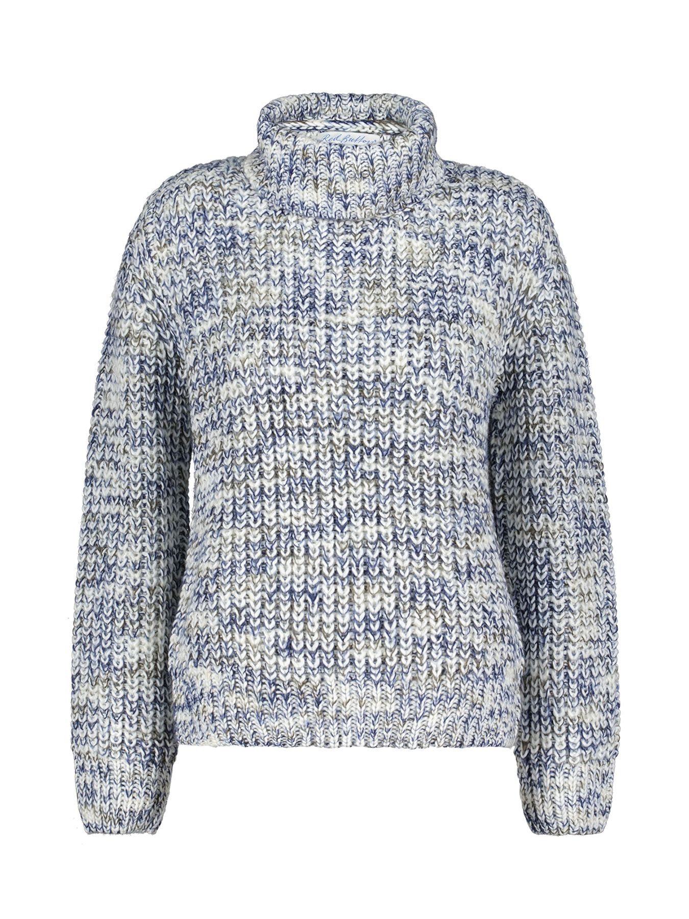 Red Button Cocoon multi sweater blue3 00111857-EKA26007300000008