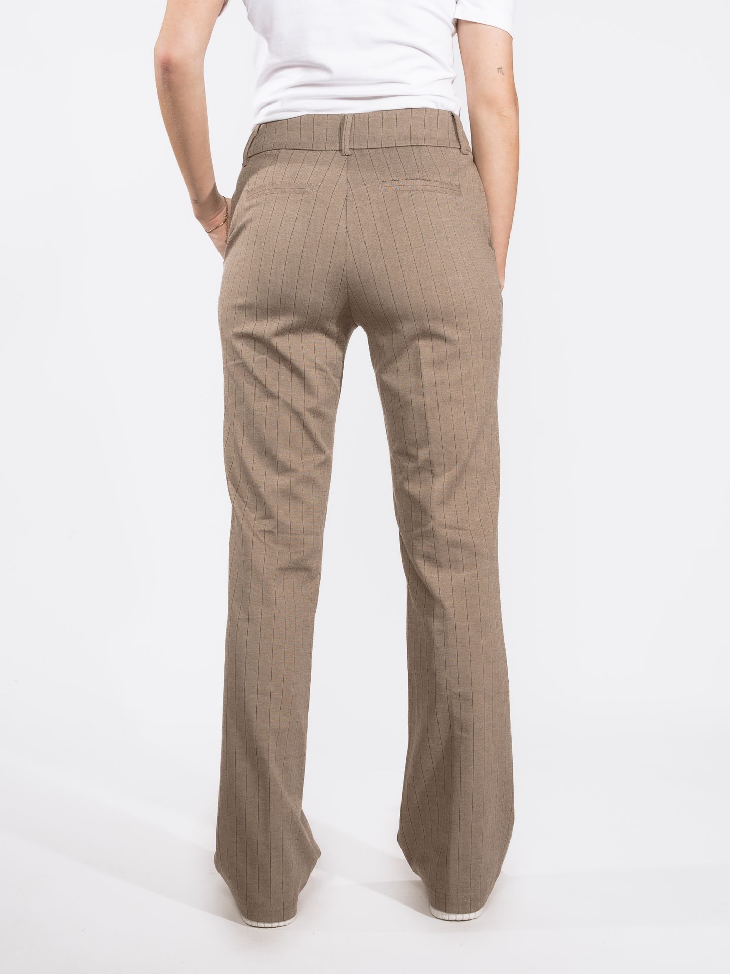 Red Button Bibette Punta pinstripe 82 cm Warm taupe419 2900153901057