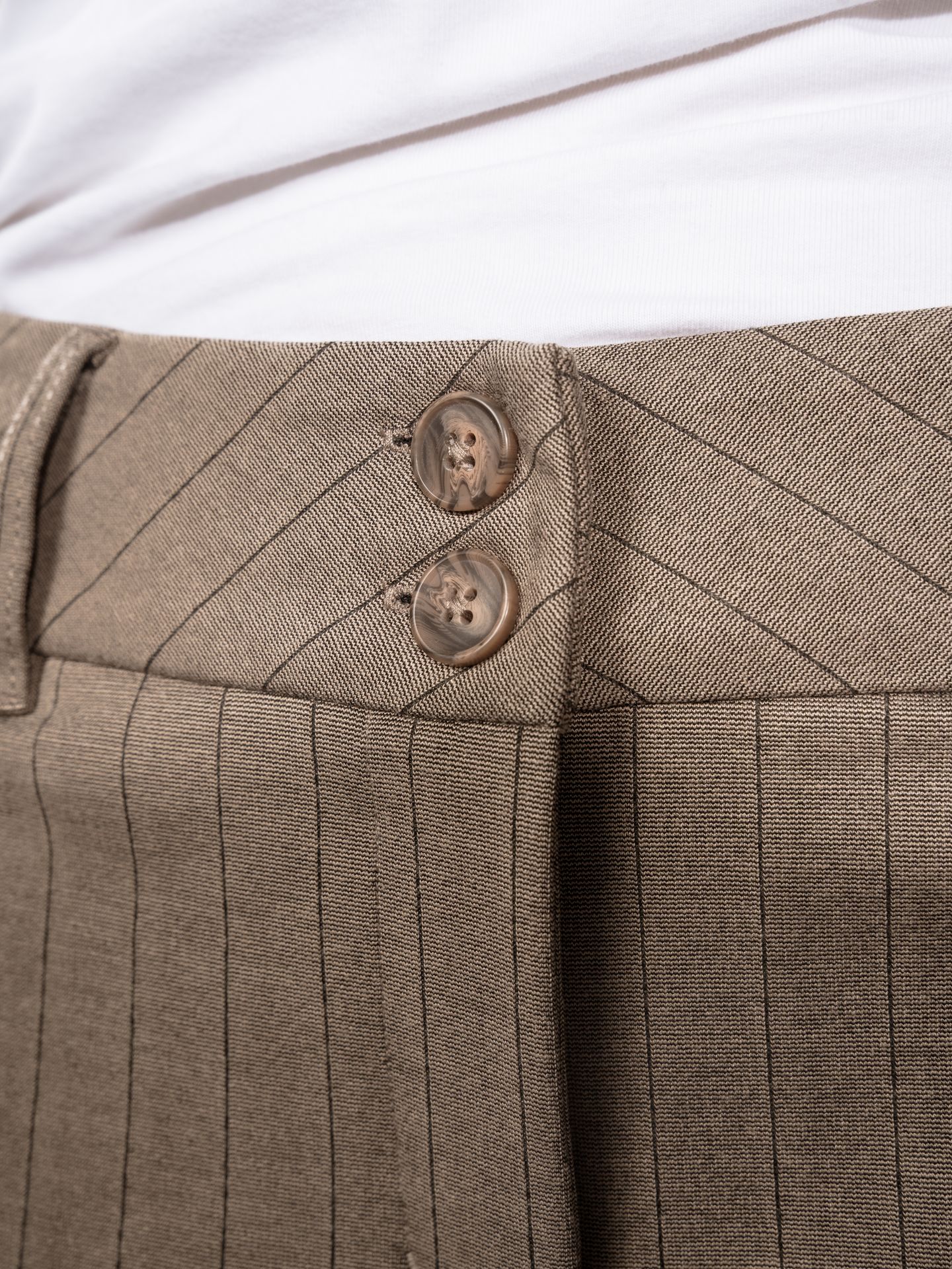 Red Button Bibette Punta pinstripe 82 cm Warm taupe419 2900153901057