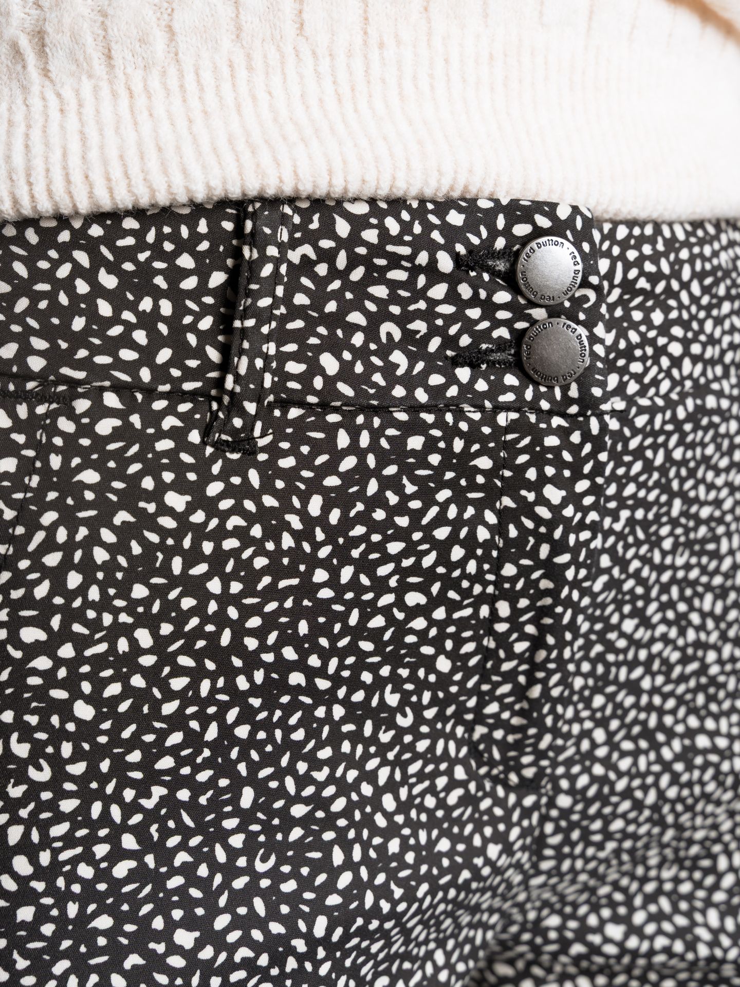 Red Button Diana Fancy Spot Black/Ecru445 2900153933034