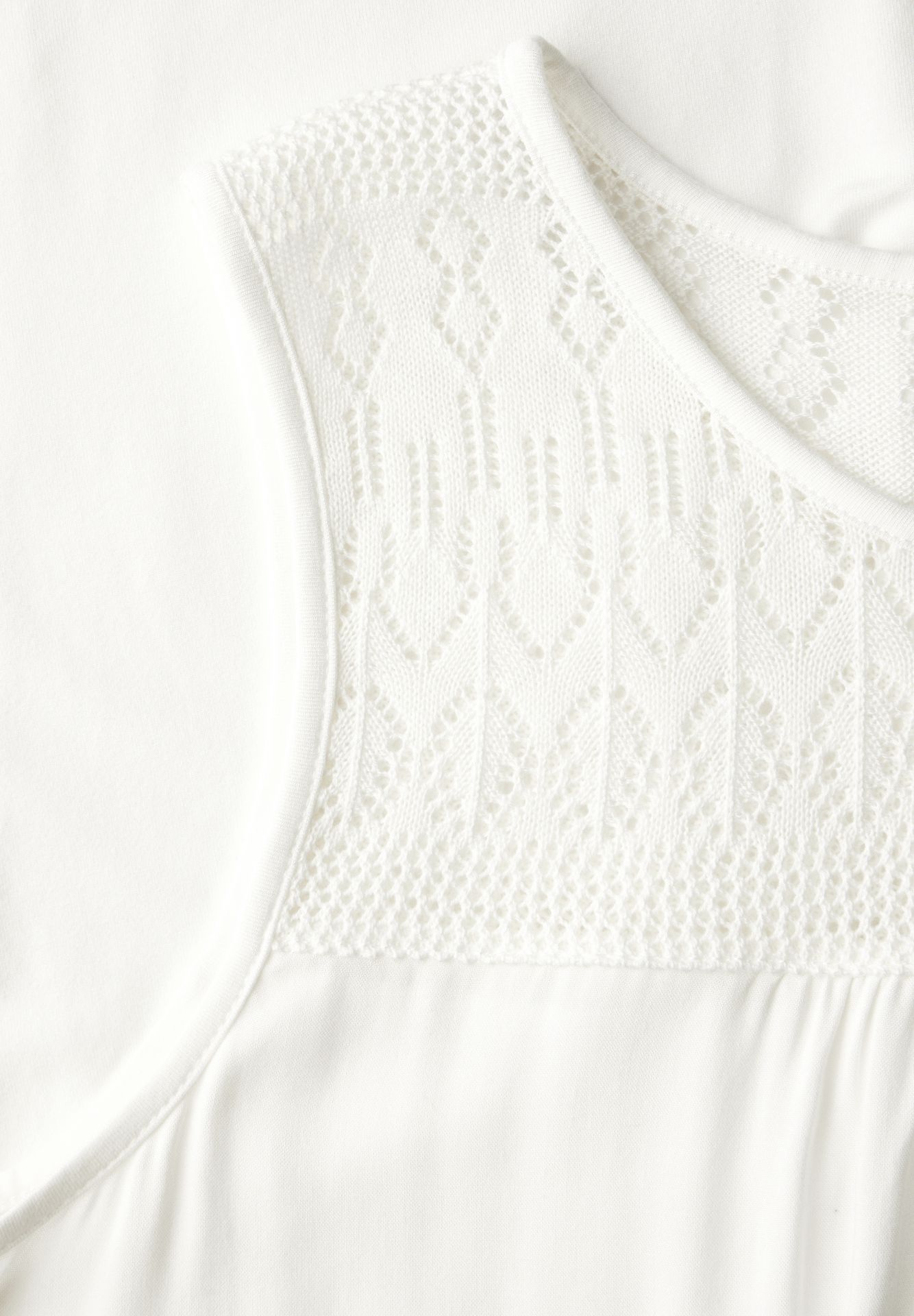 Street-One A323313 mat-mix top w.ajour yoke off white 2900153939029