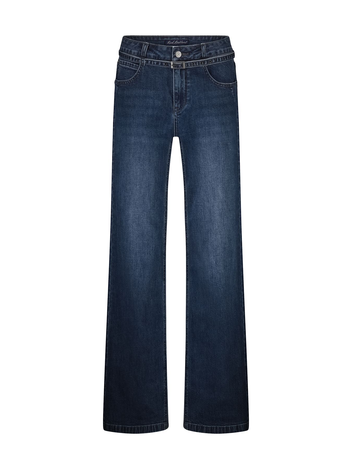 Red Button Claudette & Belt Dark stone used Darkstoneused0 2900153938053