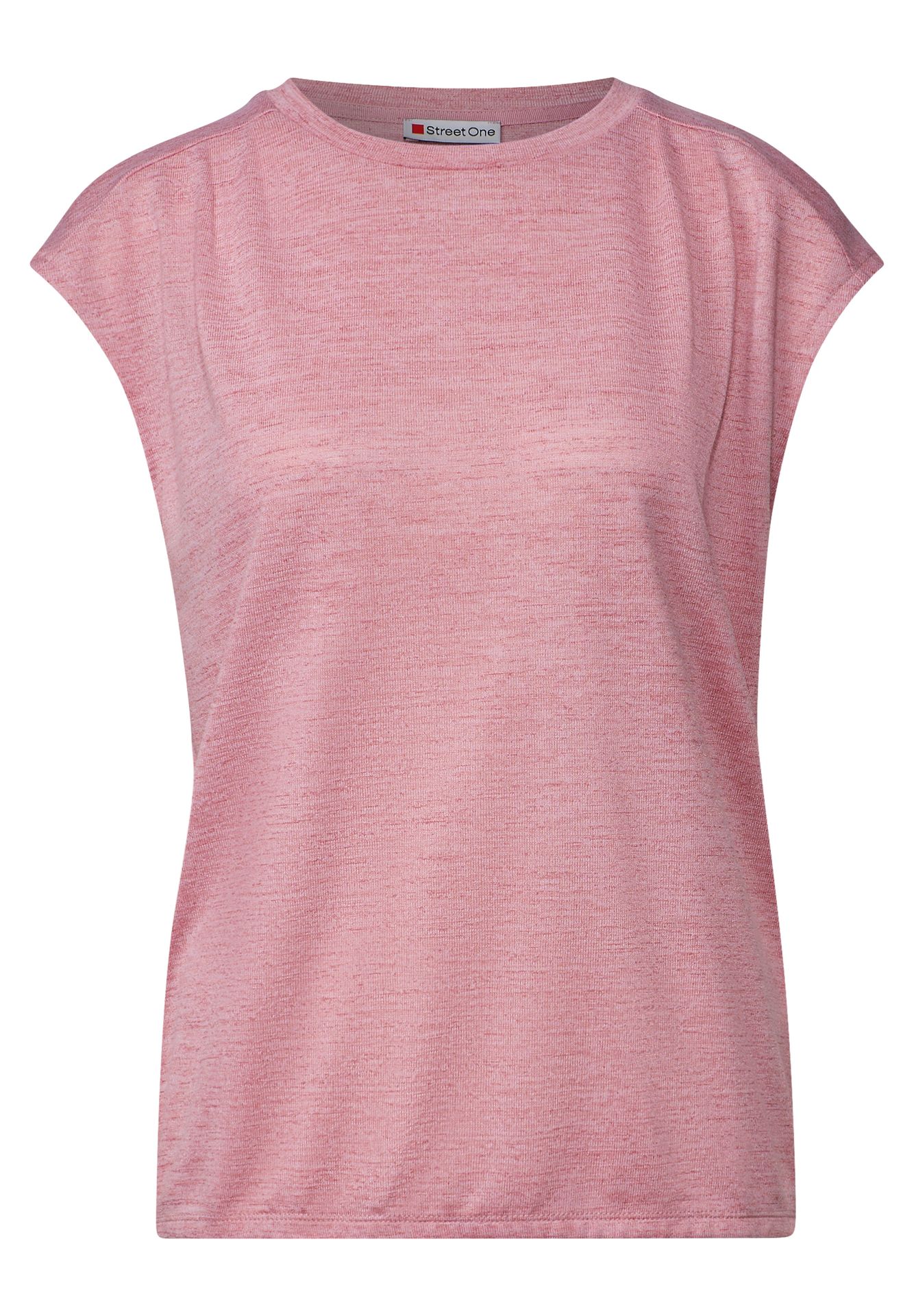 Street One A323326 linen look shirt w.pleats a blush peach 00111894-EKA19000200000704