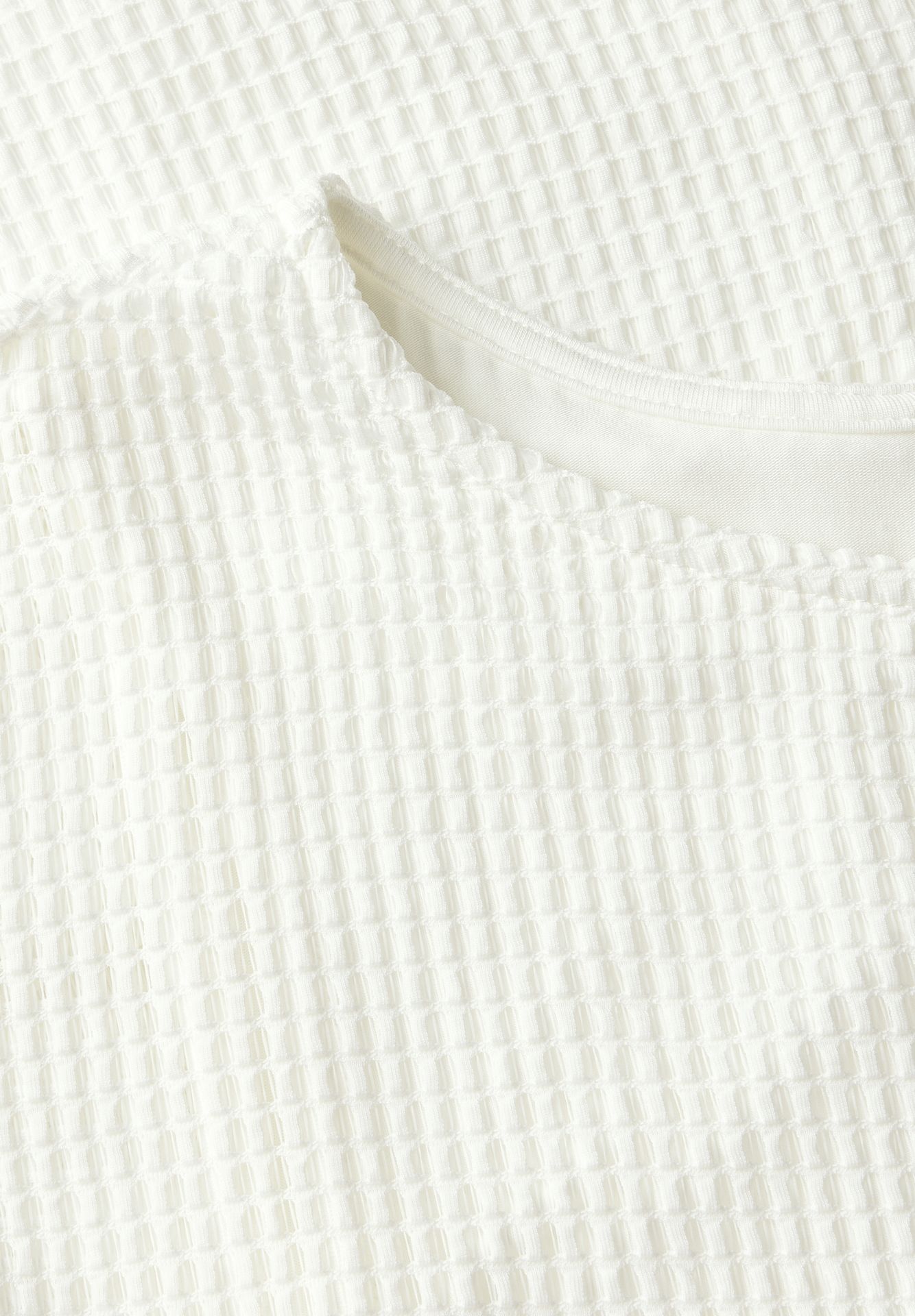 Street-One A323327 2 in 1 mesh shirt off white 2900153957047
