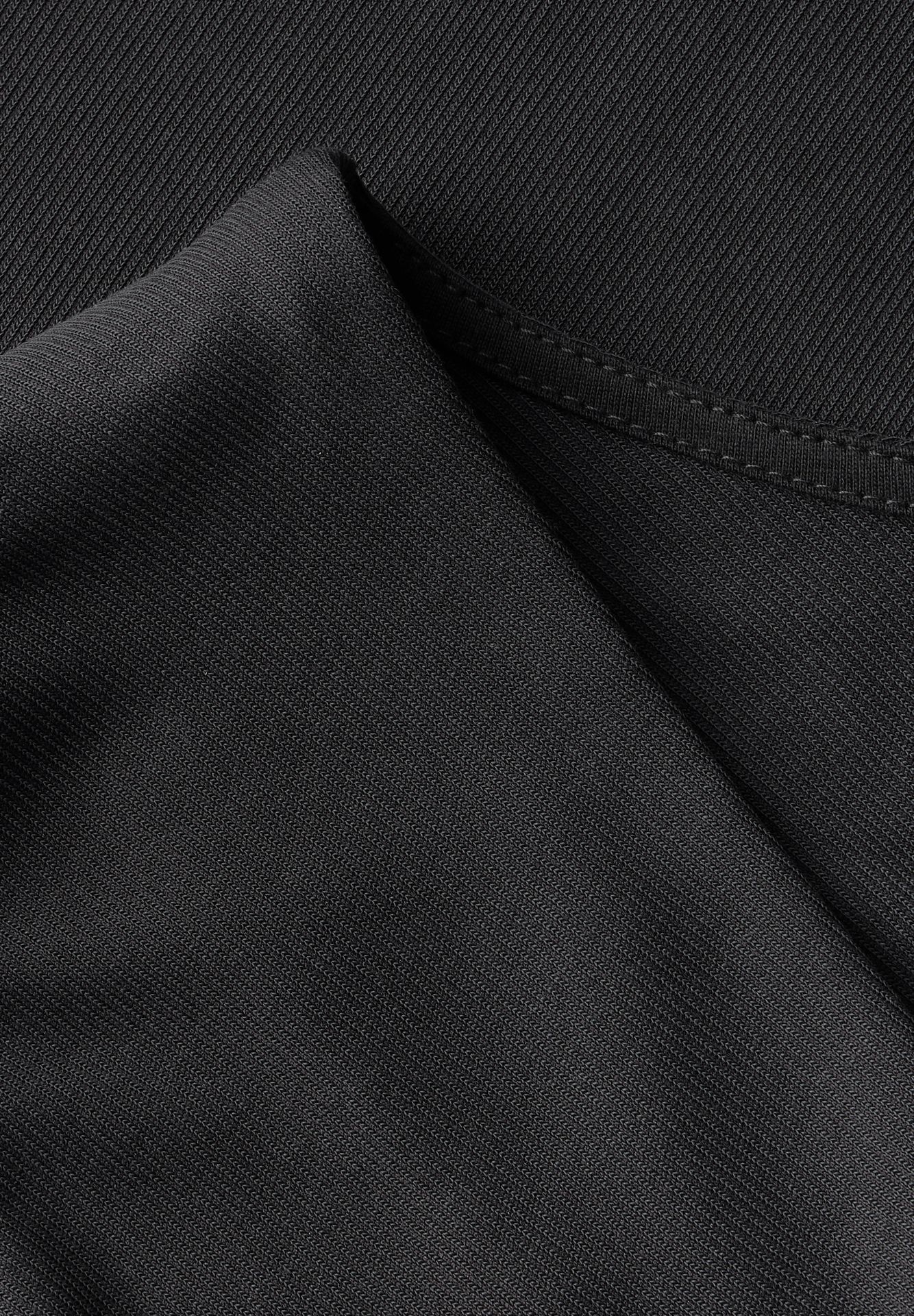 Street-One A323329 silk look structure v-neck granite grey 2900153961037