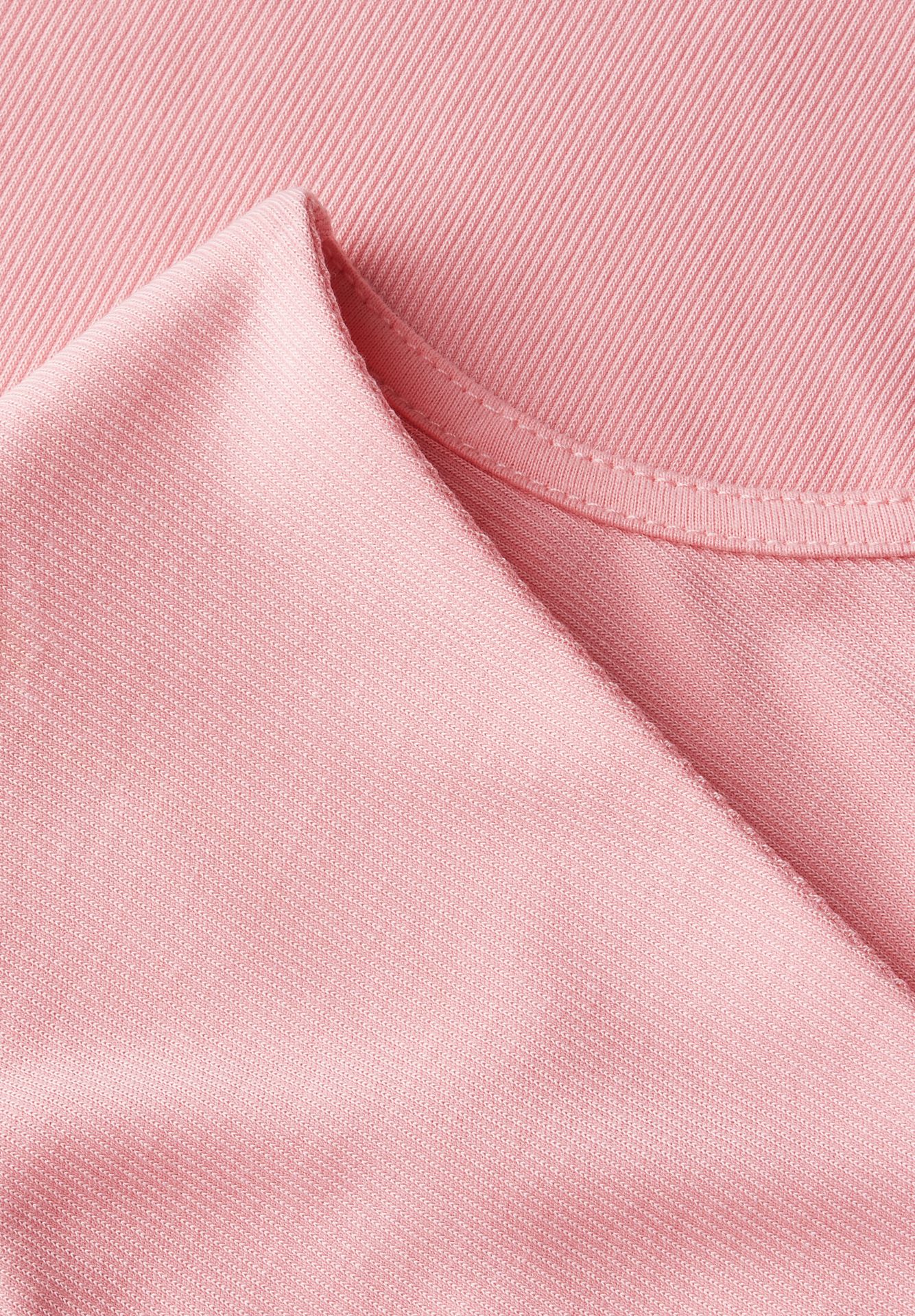 Street-One A323329 silk look structure v-neck blush peach 2900153962065