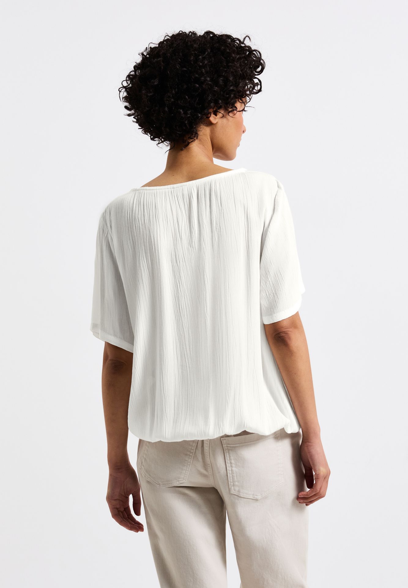 Street-One A345730 Shirtblouse w strap details off white 2900153998057