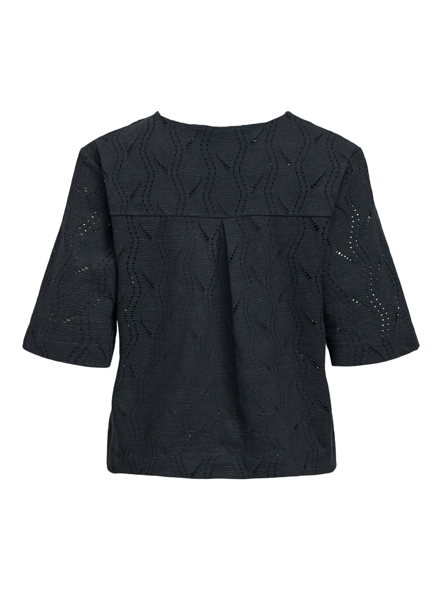 Object OBJAVA 2/4 LO O-NECK TOP NOOS Black 2900154096028 Object OBJAVA 2/4 LO O-NECK TOP NOOS Black 2900154096028