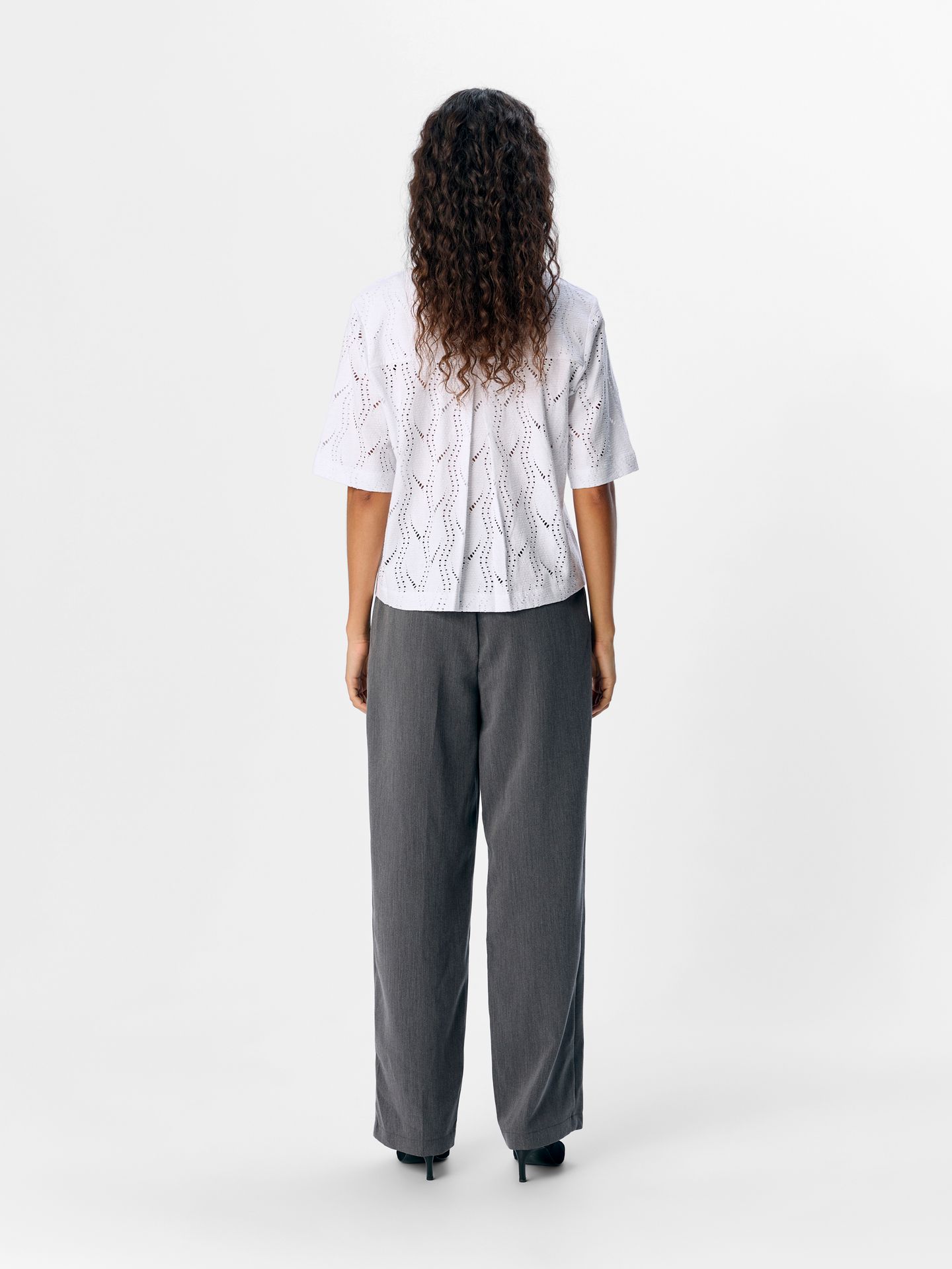 Object OBJAVA 2/4 LO O-NECK TOP NOOS White 2900154095045 Object OBJAVA 2/4 LO O-NECK TOP NOOS White 2900154095045