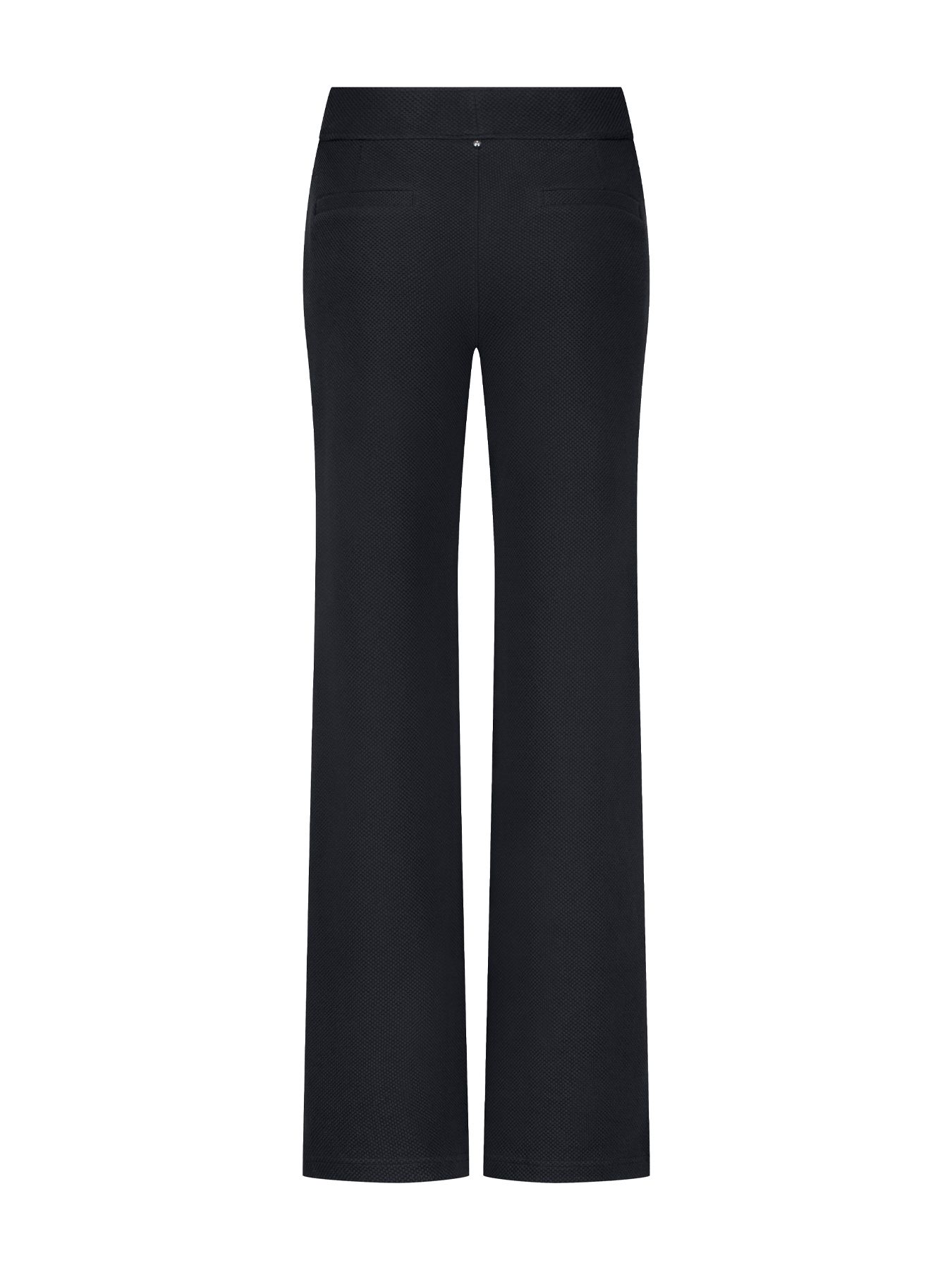 Tramontana Structured Wide-Leg Trousers Black 009000 2900154094048